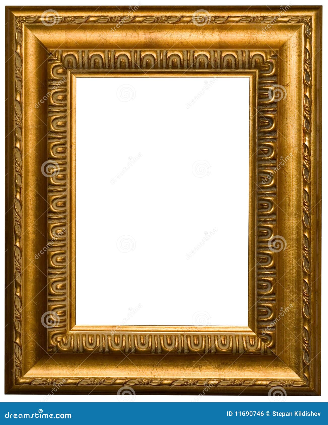 Gold picture frames stock photo. Image of rectangle, golden - 11690746