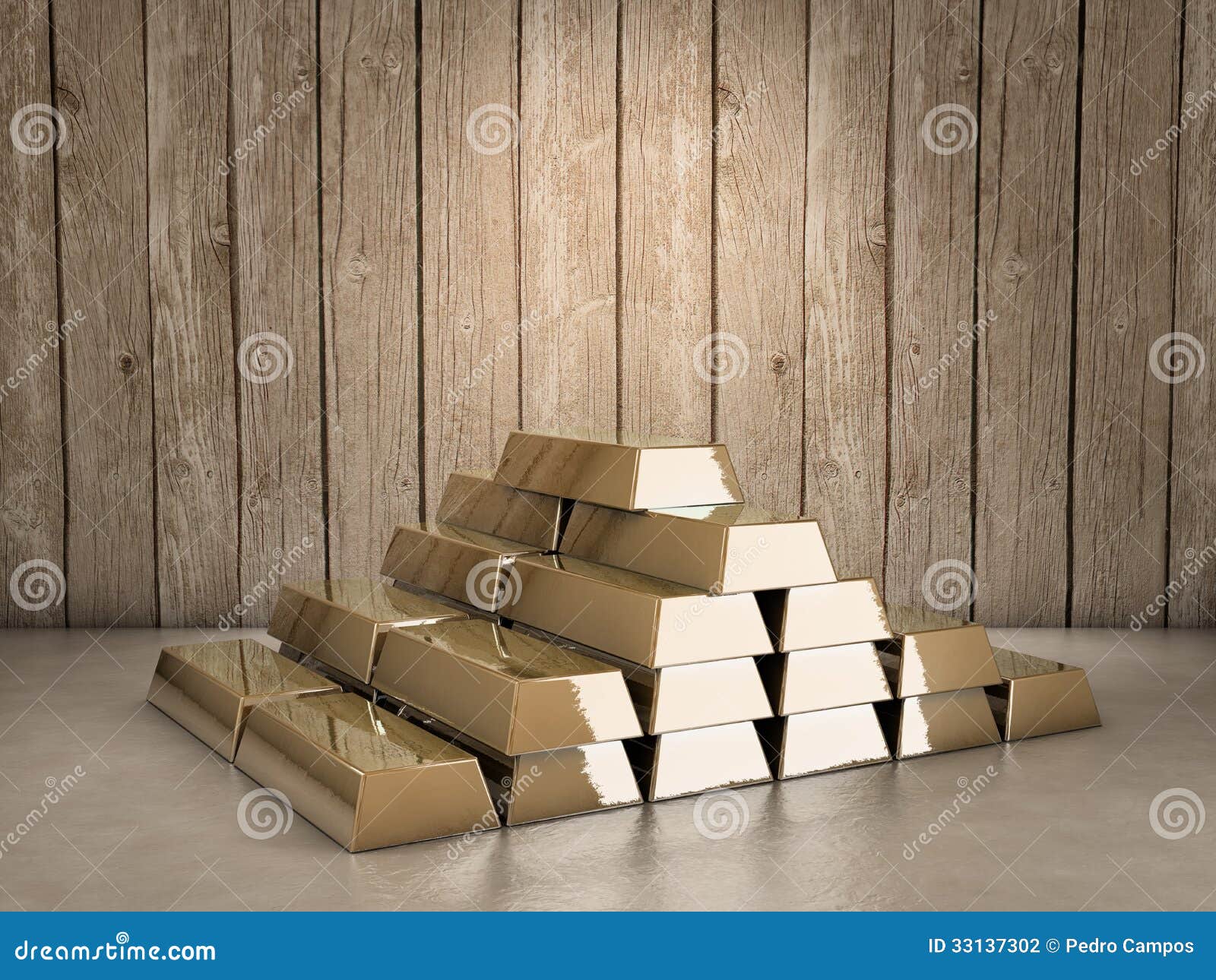 Gold pile stock photo. Image of make, concept, ingot - 33137302