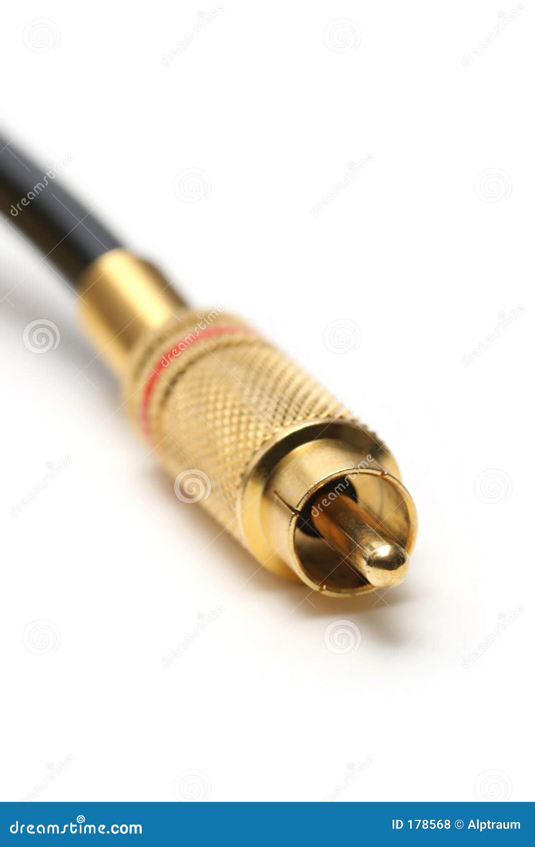gold plated rca audio jack