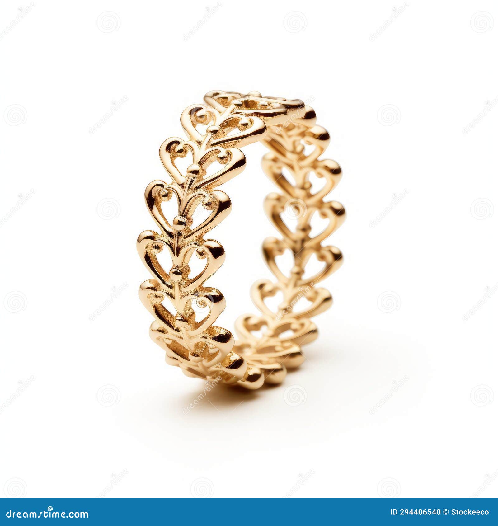 gold crown inspired ring with heart and arrow 