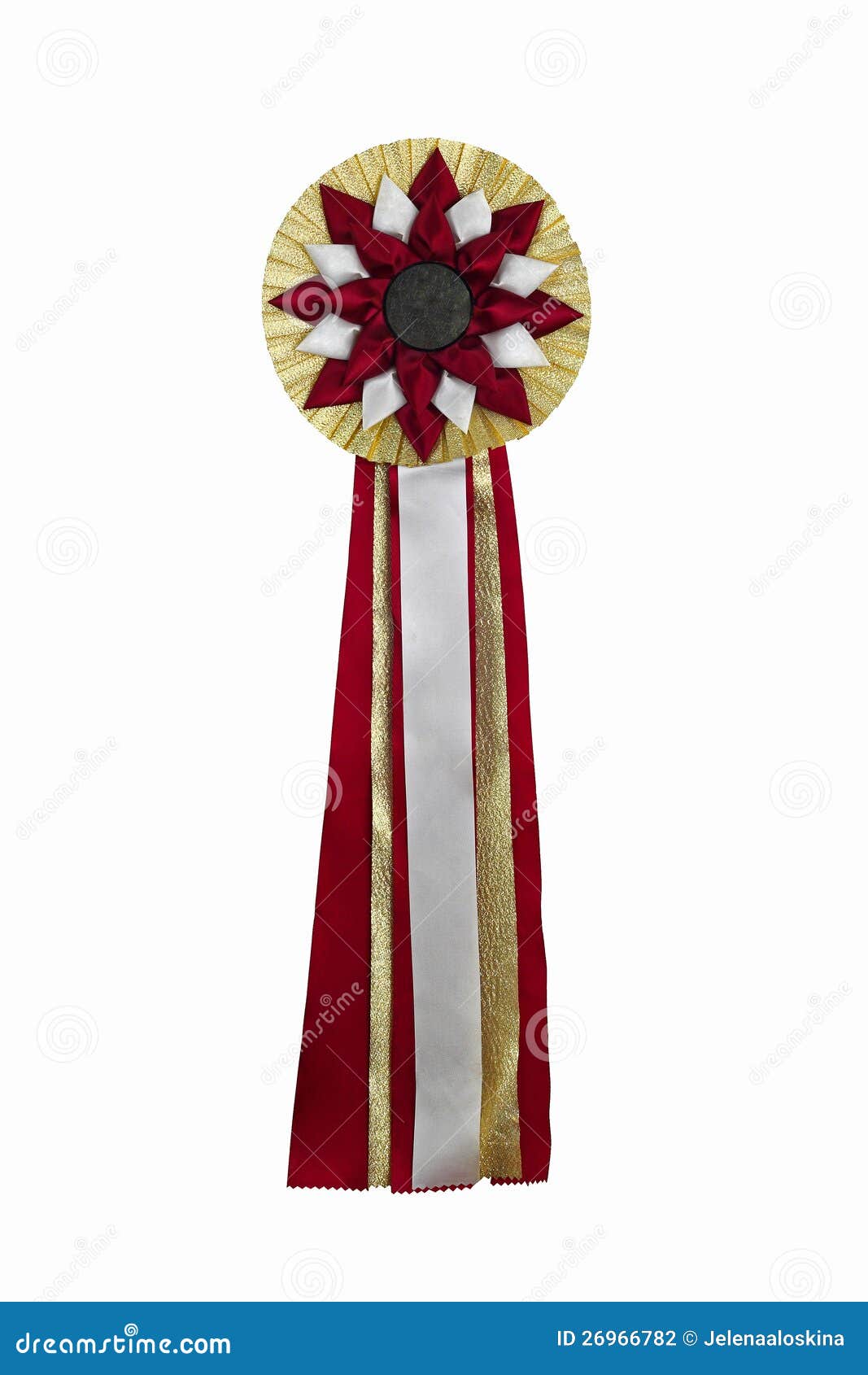 Gold ribbon stock photo. Image of excellence, prize, insignia 26966782