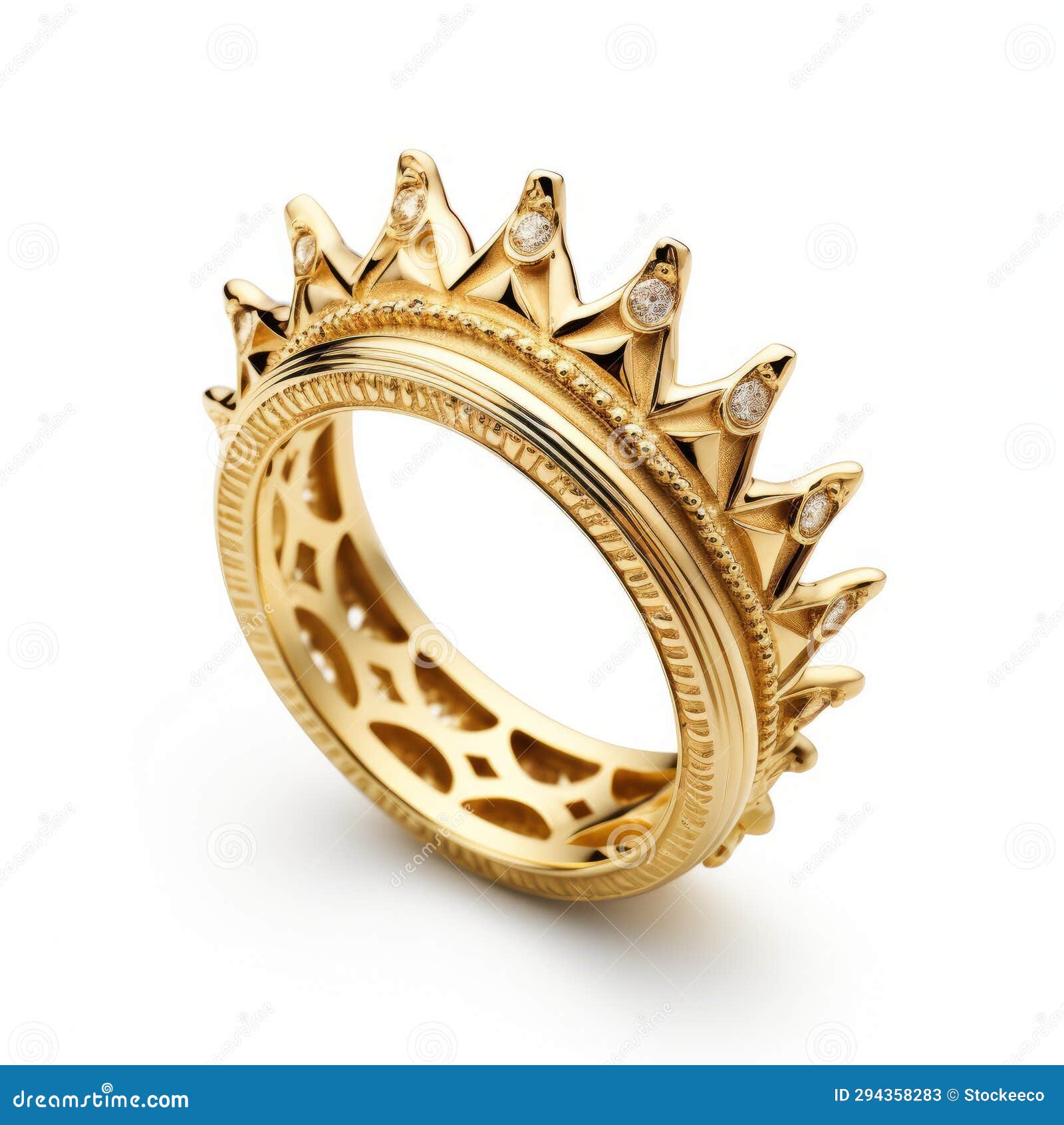 14kt Yellow Gold Crown/Tiara Diamond Ring – Touchstone Jewelers