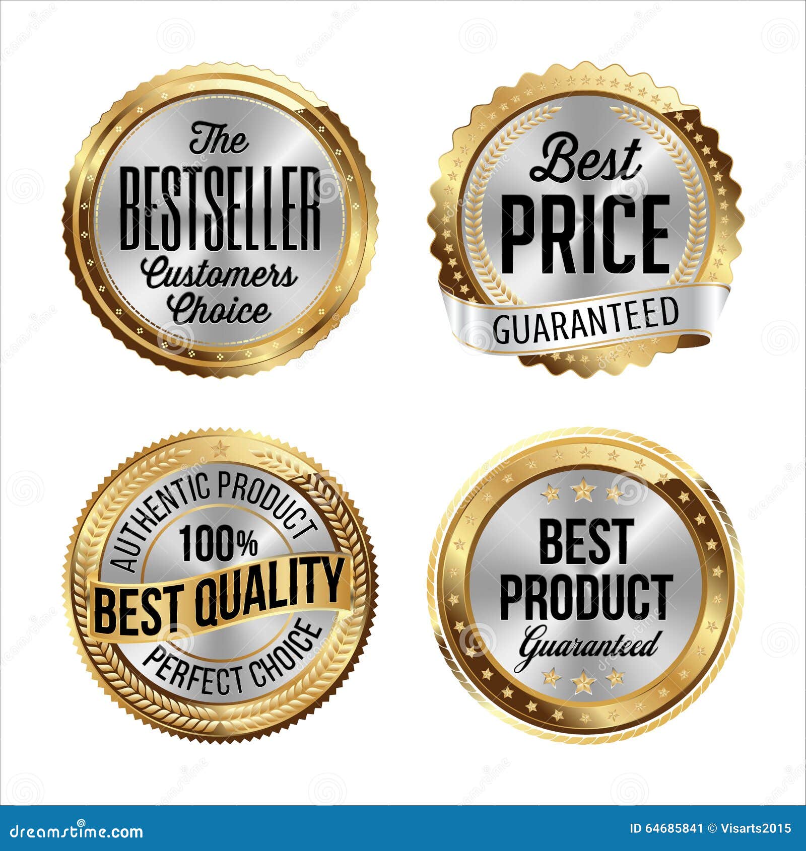 Vector illustration of best selling badge. Perfect for design