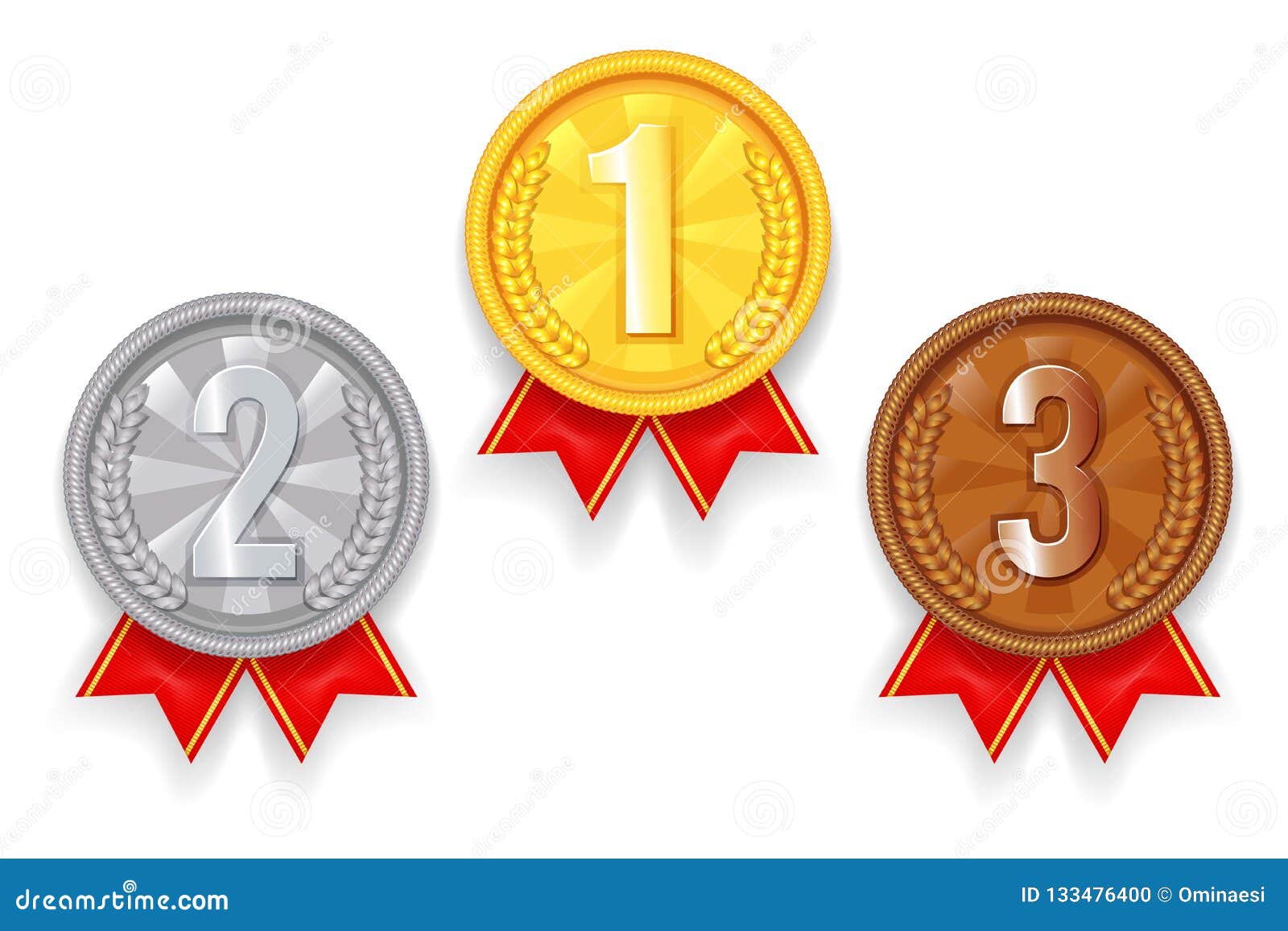 gold-silver-bronze-award-sport-1st-2nd-3rd-place-medal-red-ribbon-icons