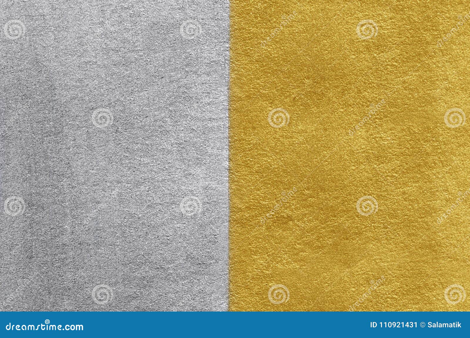 Gold and Silver Foil Texture. Golden Abstract Background Stock Image