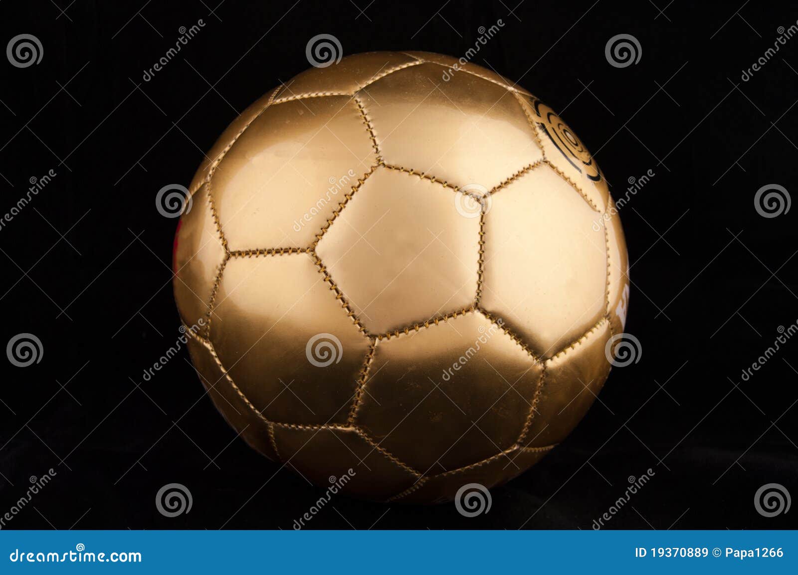 Gold soccer ball stock image. Image of background, funny 19370889