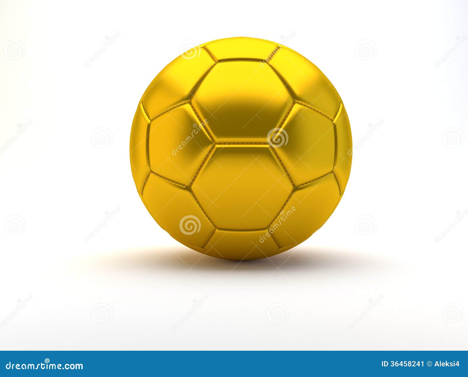Gold soccer ball stock illustration. Illustration of soccer - 36458241