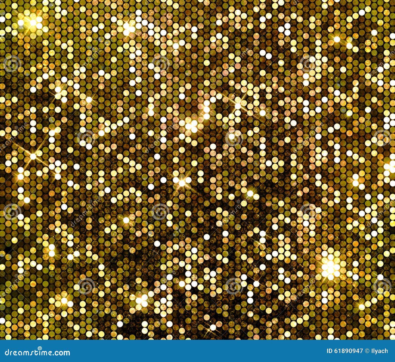 Gold Sparkle Glitter Sequins Background Stock Illustration ...