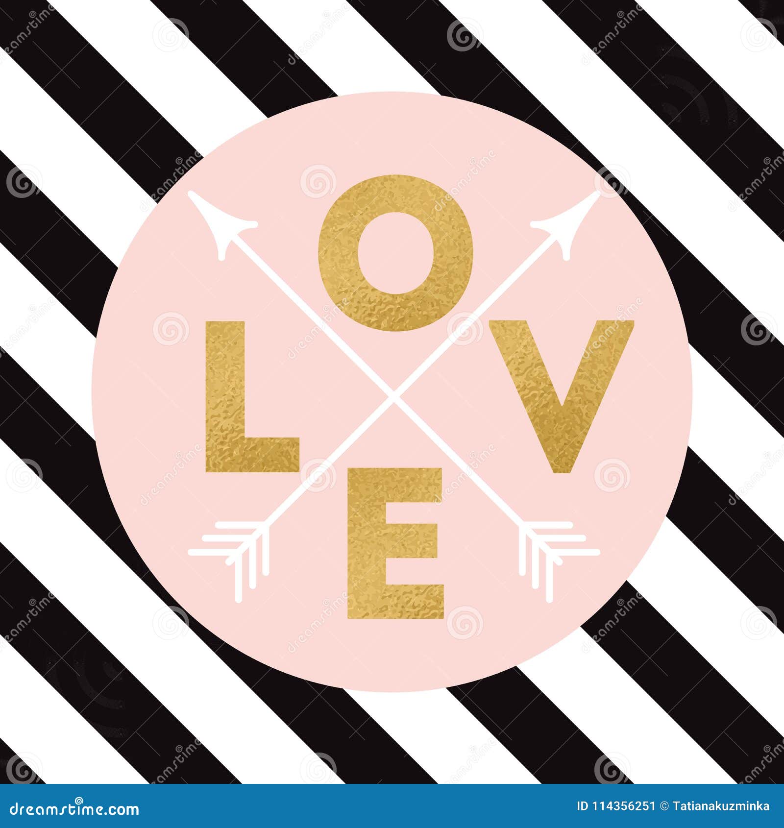 gold sparkle letters love with arrow on black diagonal lines background for print sign or banner stock illustration illustration of hand positive 114356251