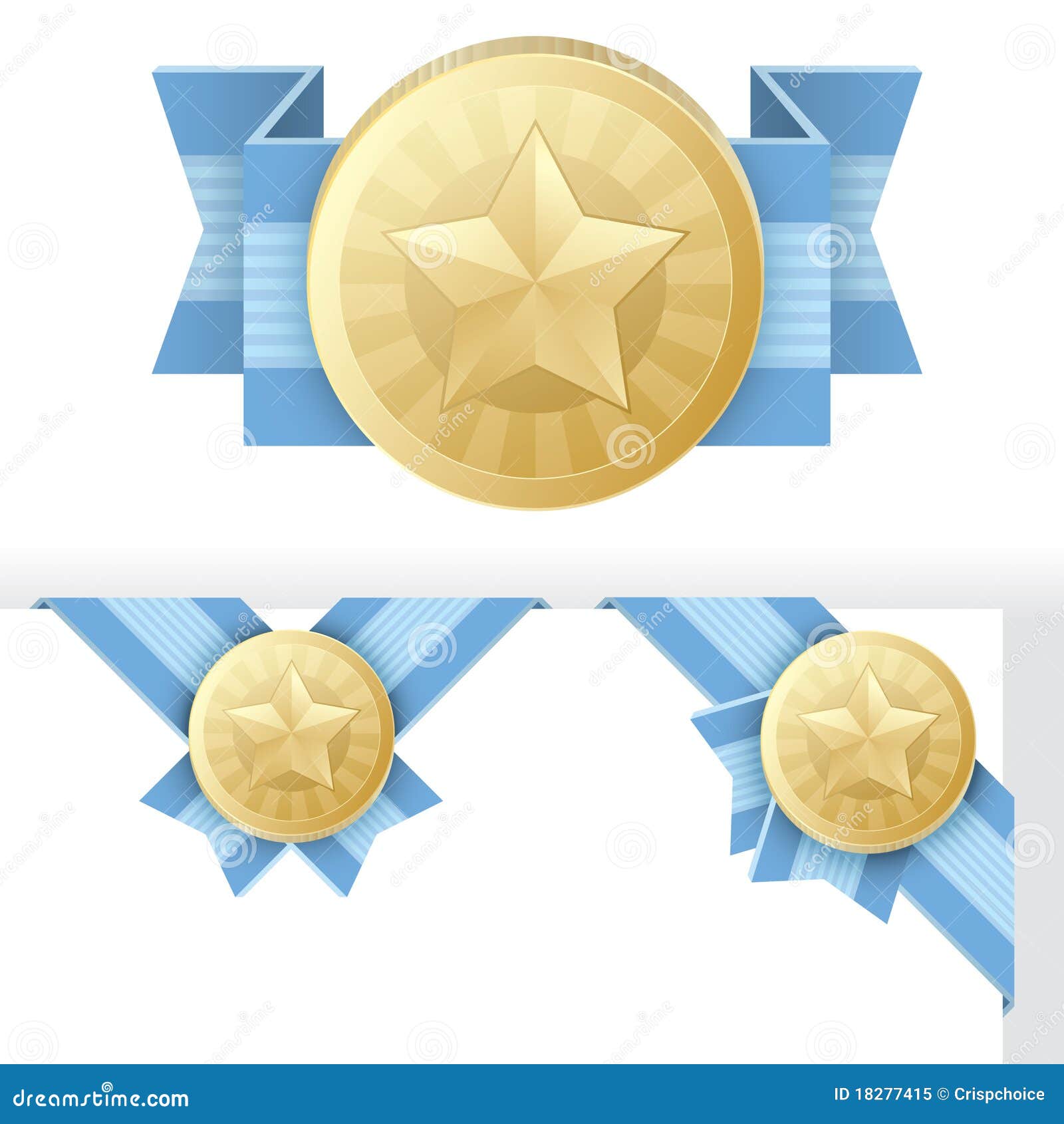 Gold Star Award, Certification, Or Seal Stock Vector ...