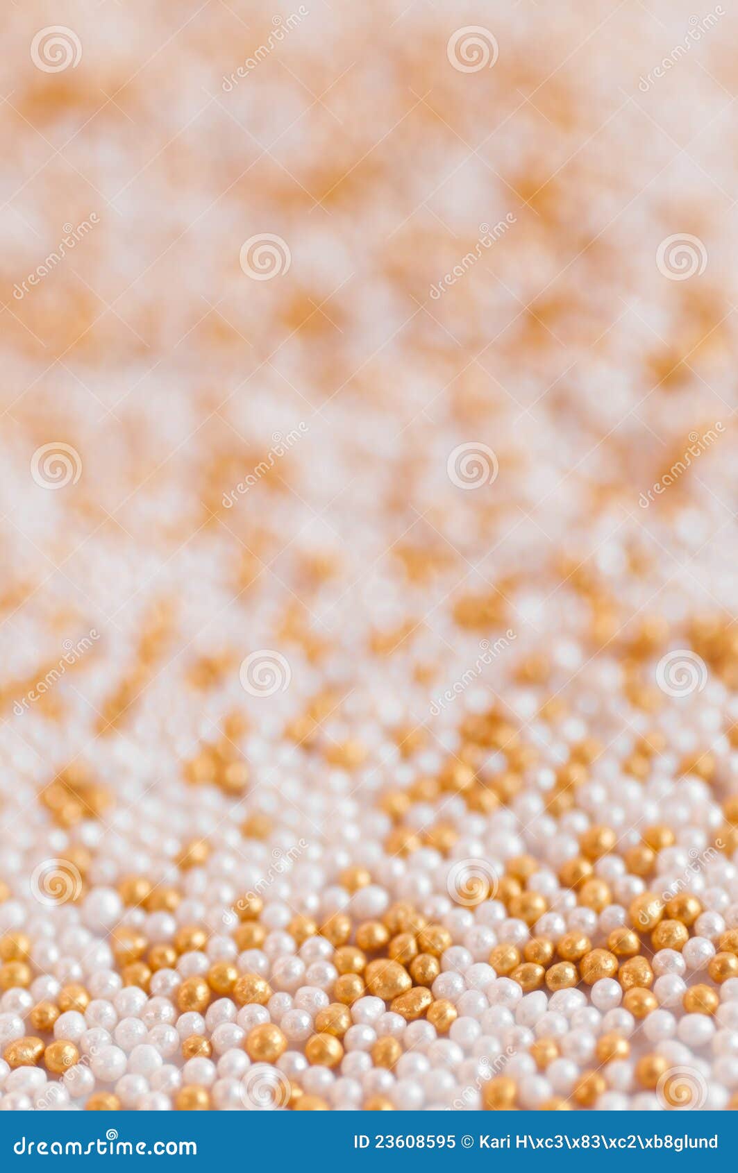 Gold sugar pearls stock image. Image of reflection, backgrounds 23608595