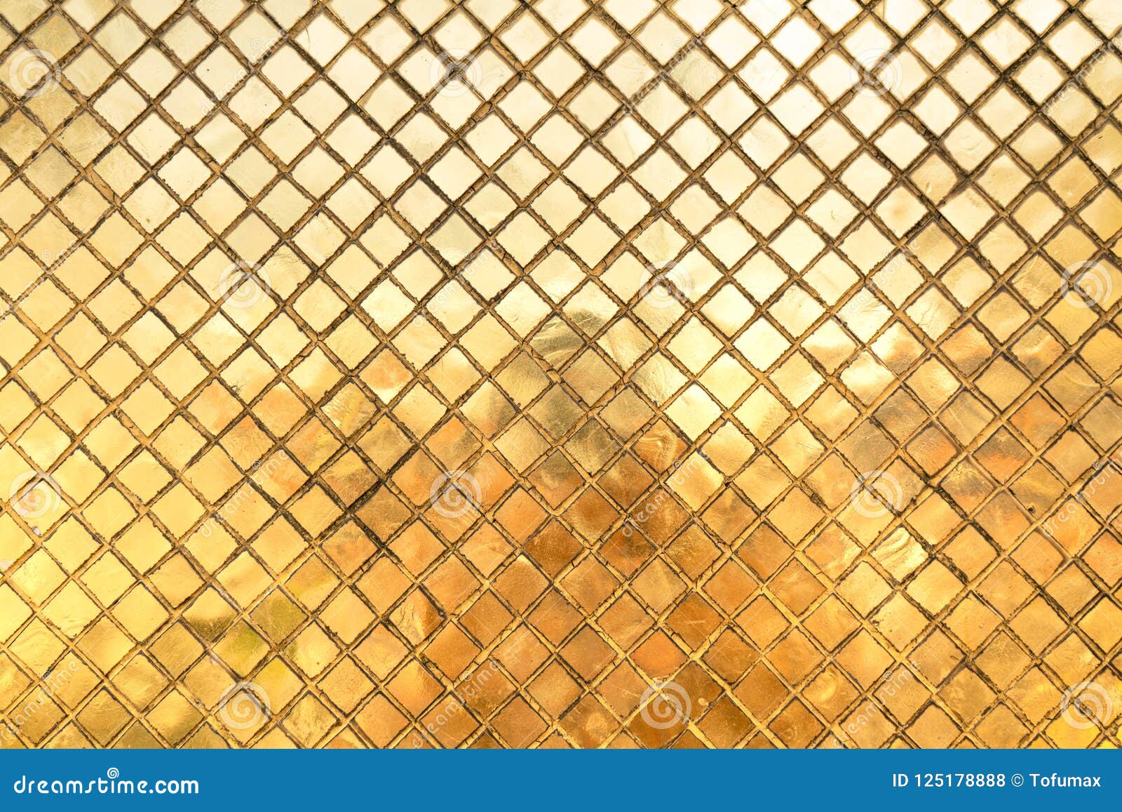 Gold Texture Mosaic Background Stock Photo Image of grid, gold 125178888