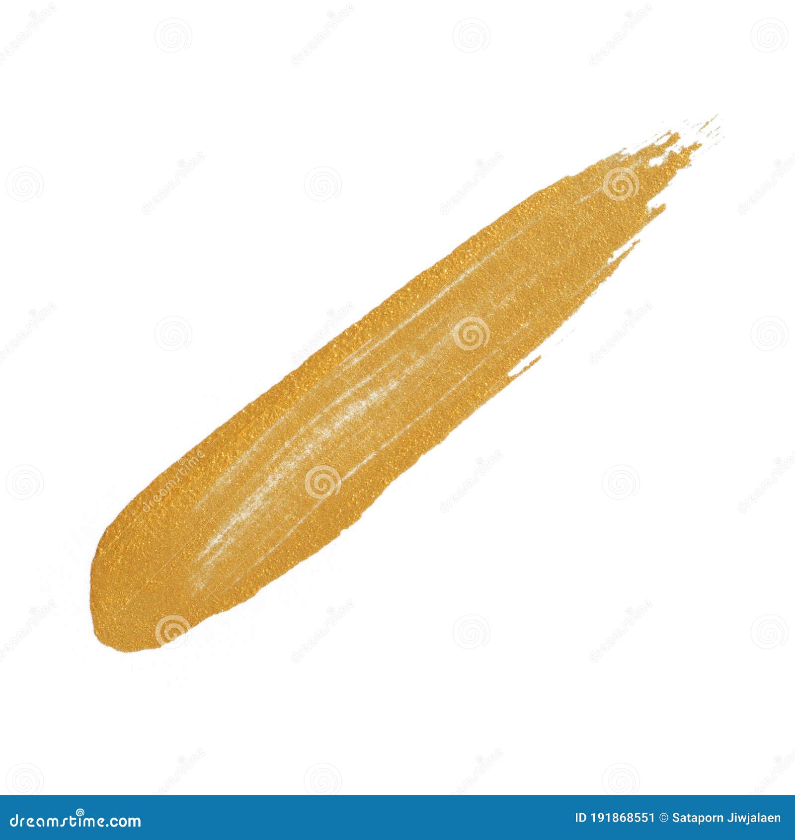 Gold Texture Paint Stain on White Stock Image Image of stain
