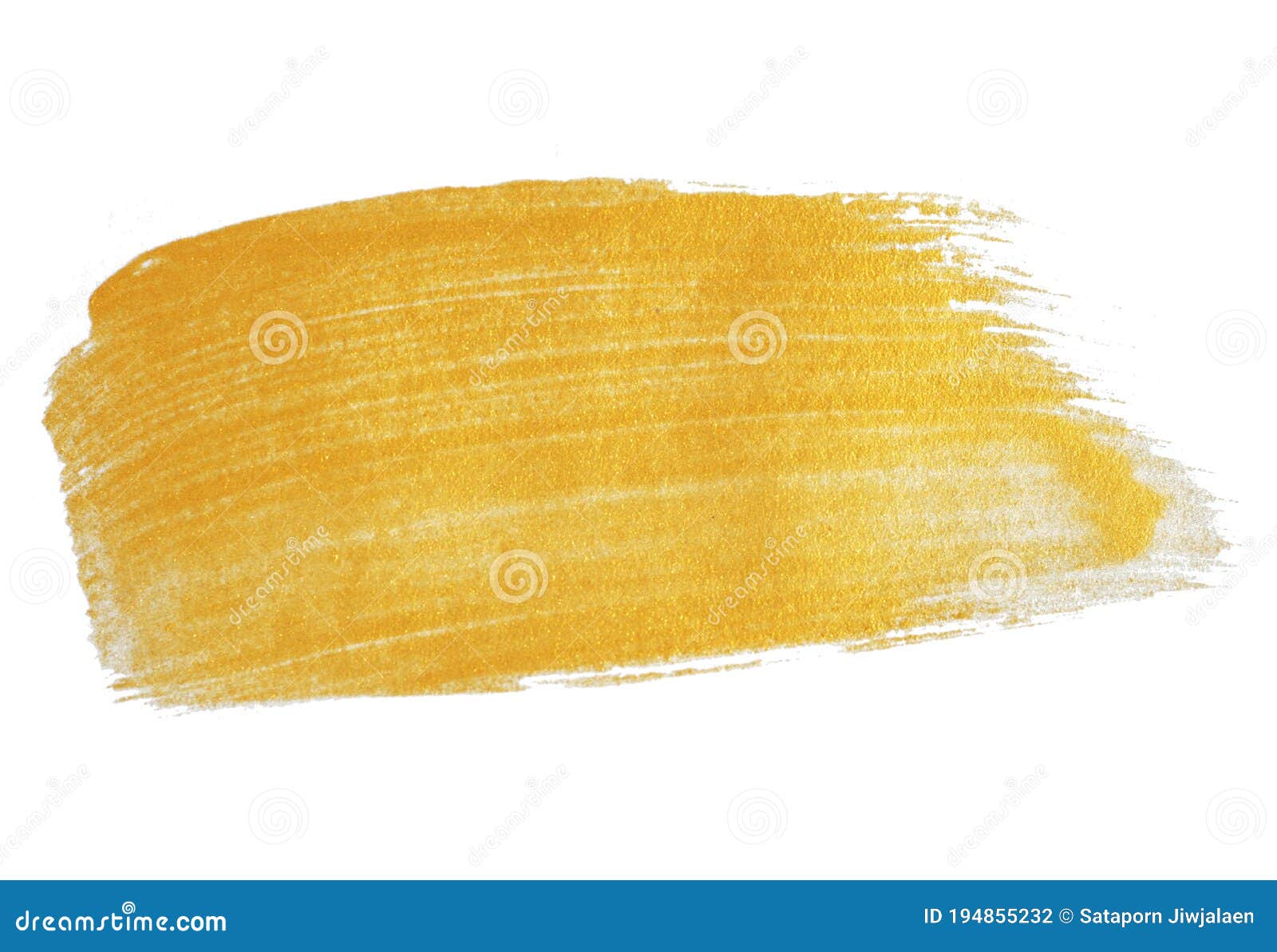 Gold Texture Paint Stain on White Stock Photo Image of grunge