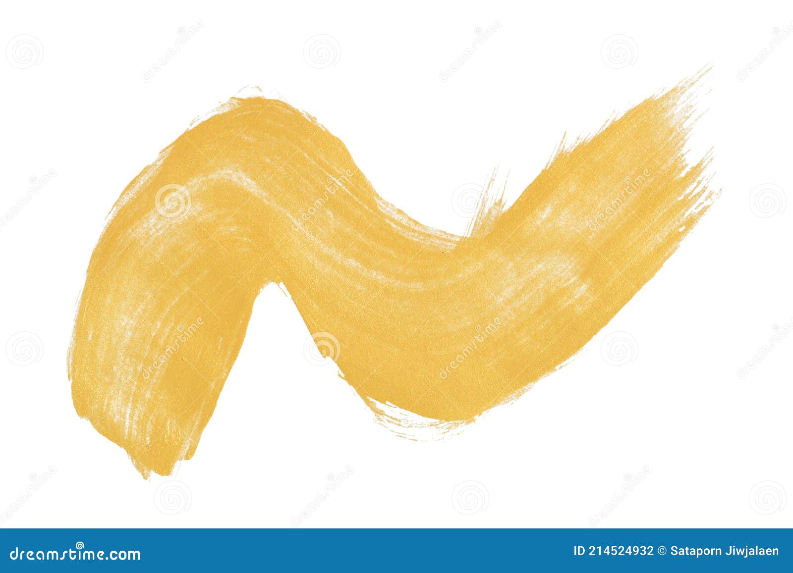 Gold Texture Paint Stain on White Stock Photo Image of background