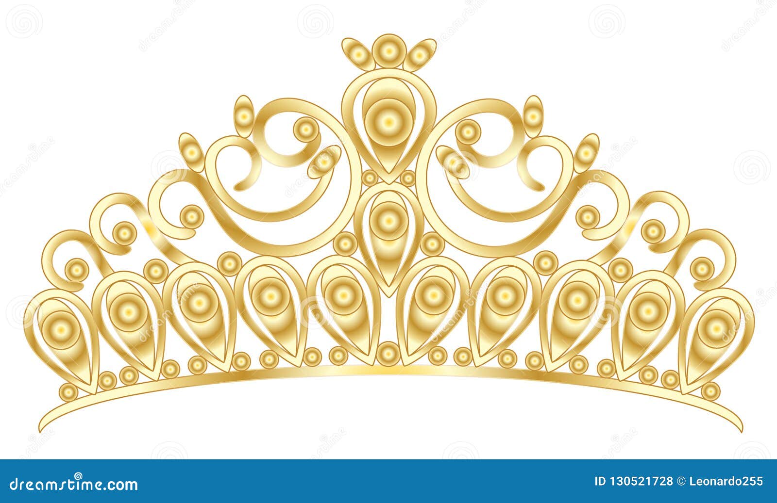 gold tiara crown women`s wedding with stones