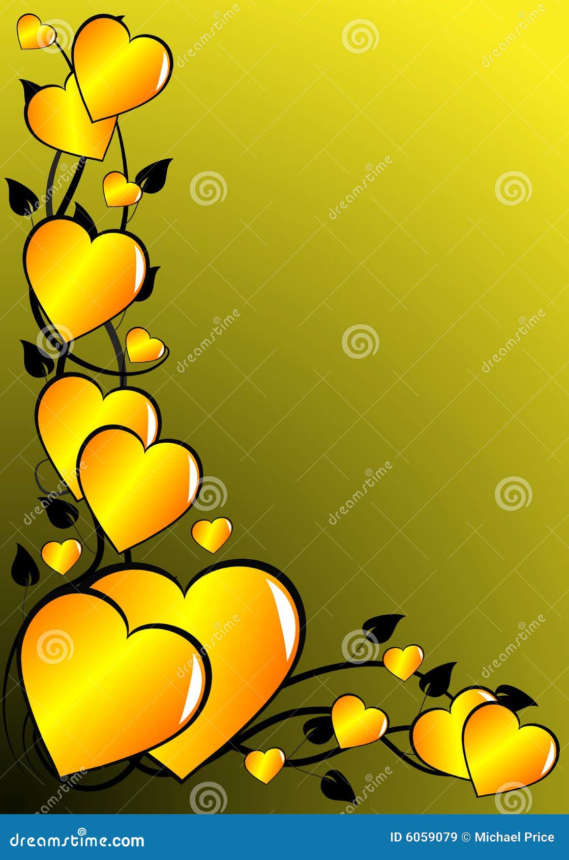 Gold valentines Background stock vector. Illustration of orientation
