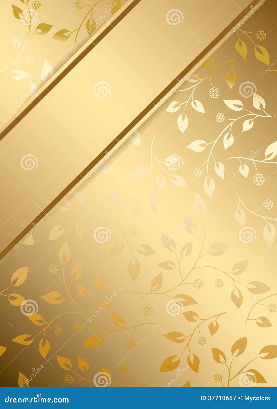 Gold Vector Background with Gold Floral Ornament Stock Vector - Illustration of card, gradient: 37710657 Gold Vector Background with Gold Floral Ornament Stock Vector - Illustration of card, gradient: 37710657