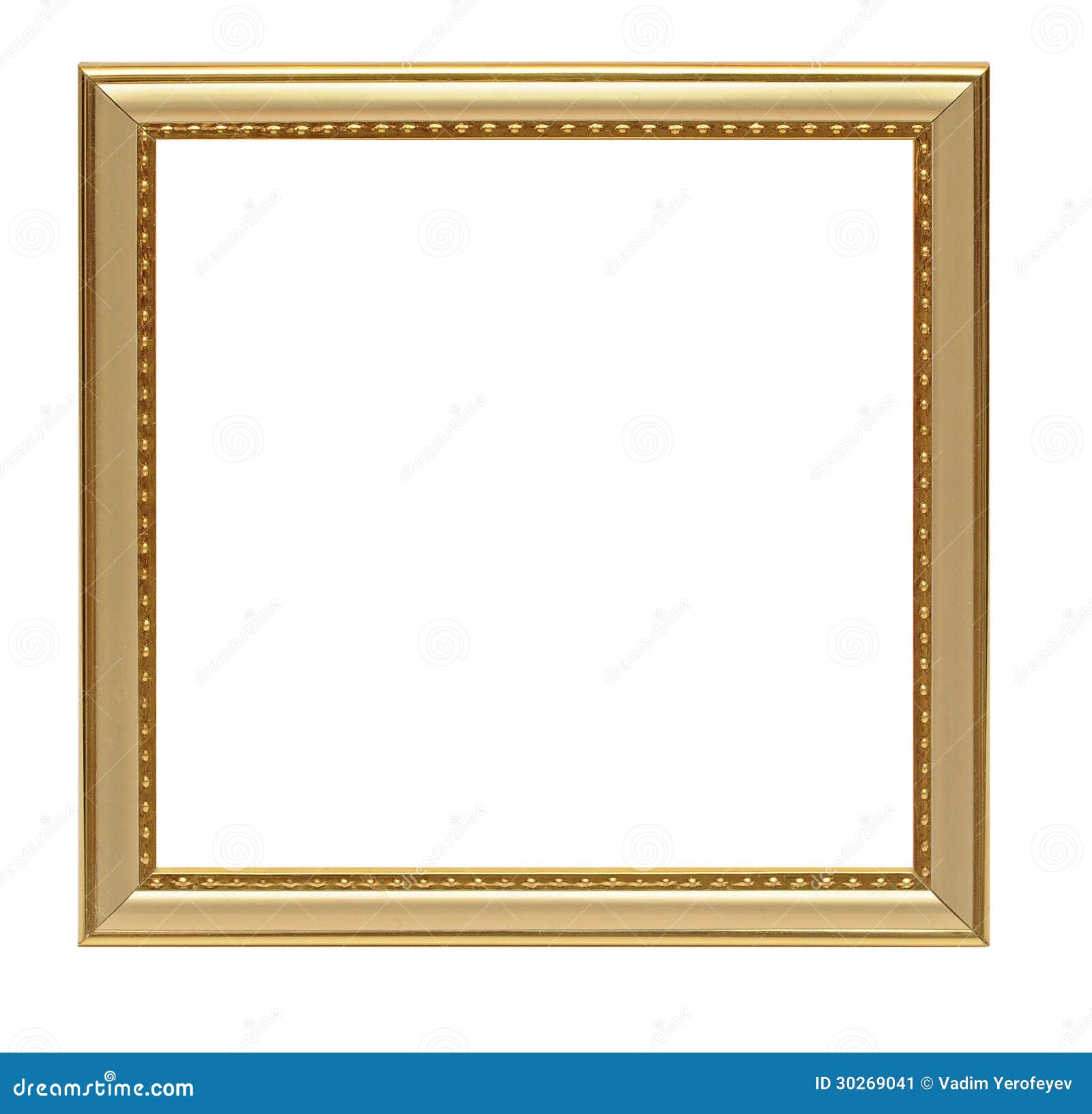Gold vintage frame stock image. Image of isolated, antique 30269041