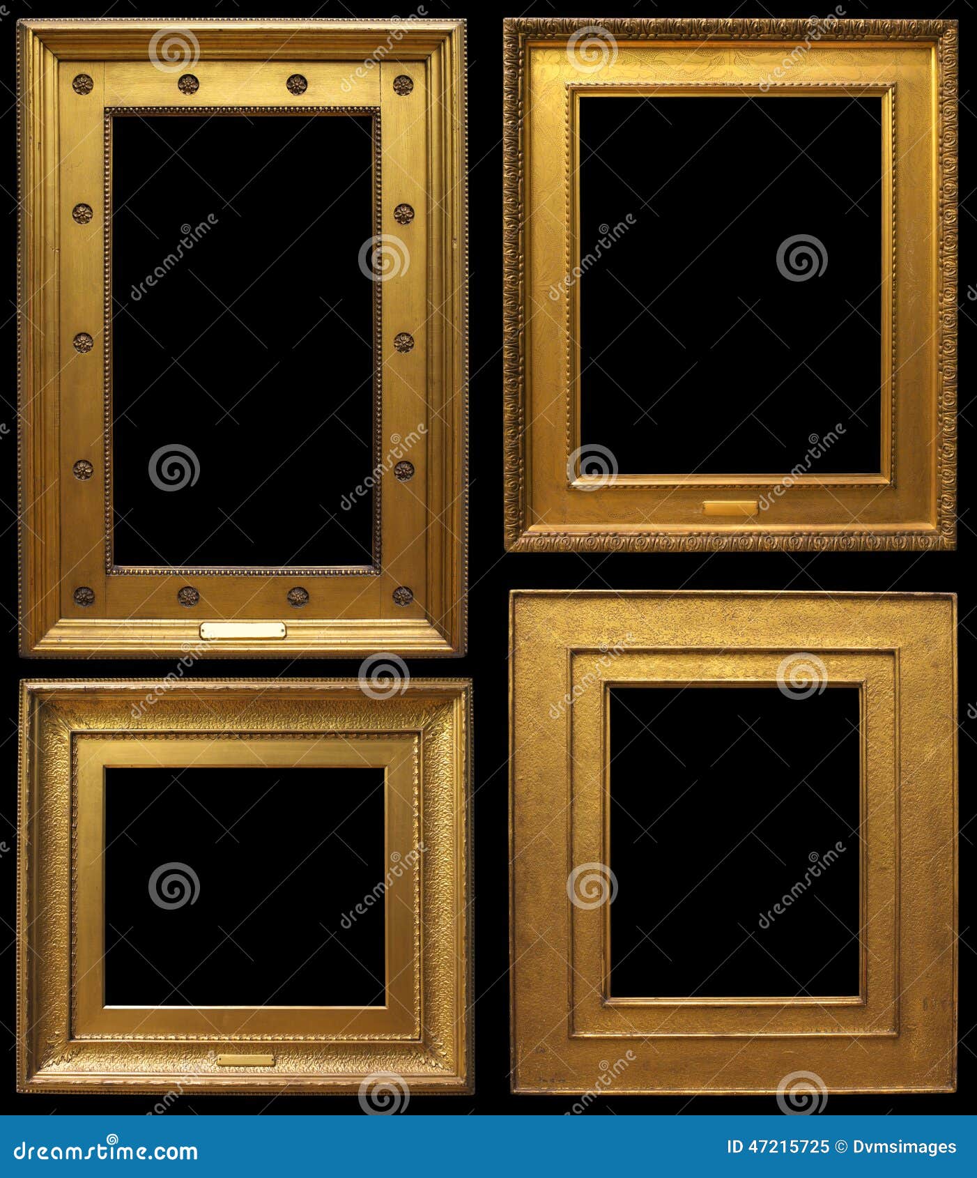 Gold Vintage Frames stock image. Image of vintage, gold 47215725