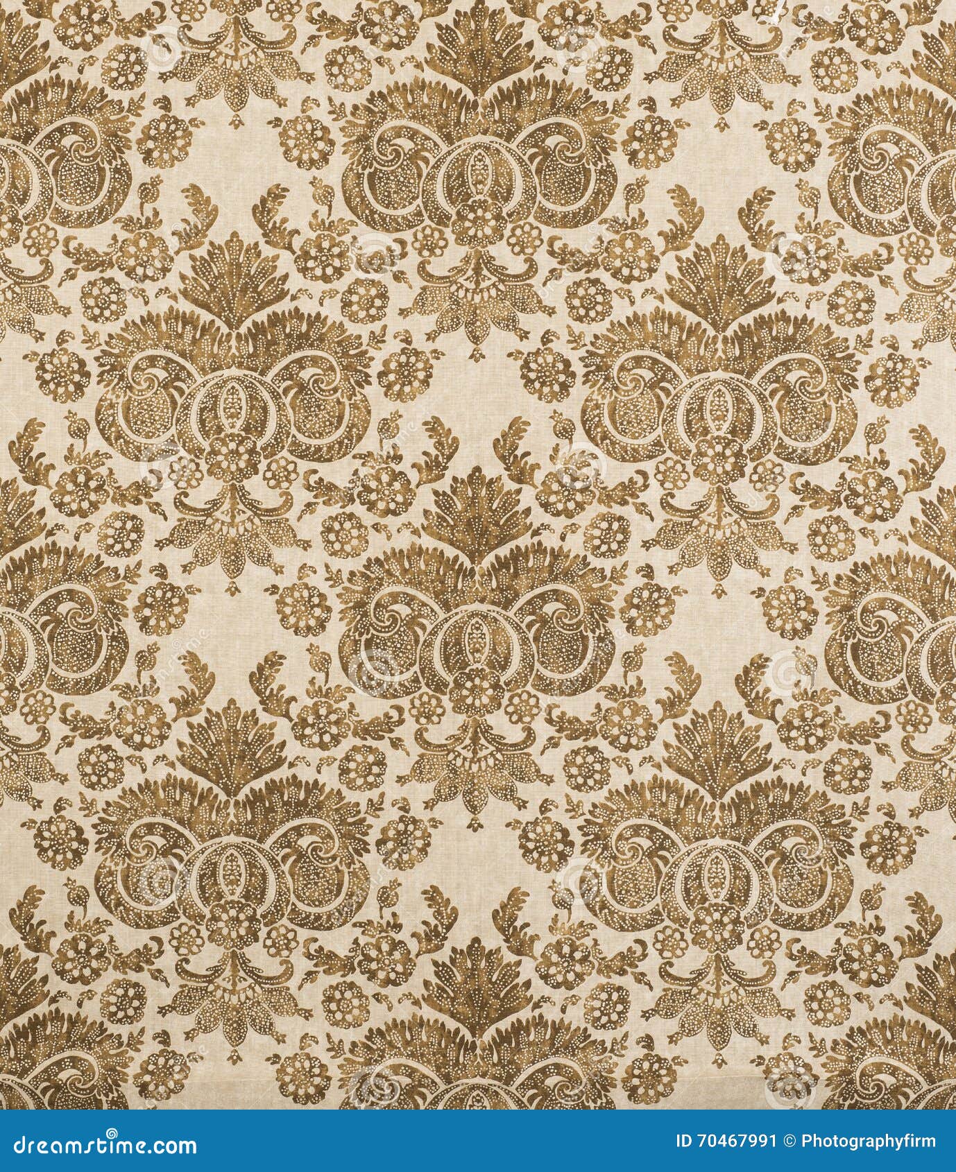 Gold Vintage Pattern Wallpaper Swatch Stock Image Image of textile
