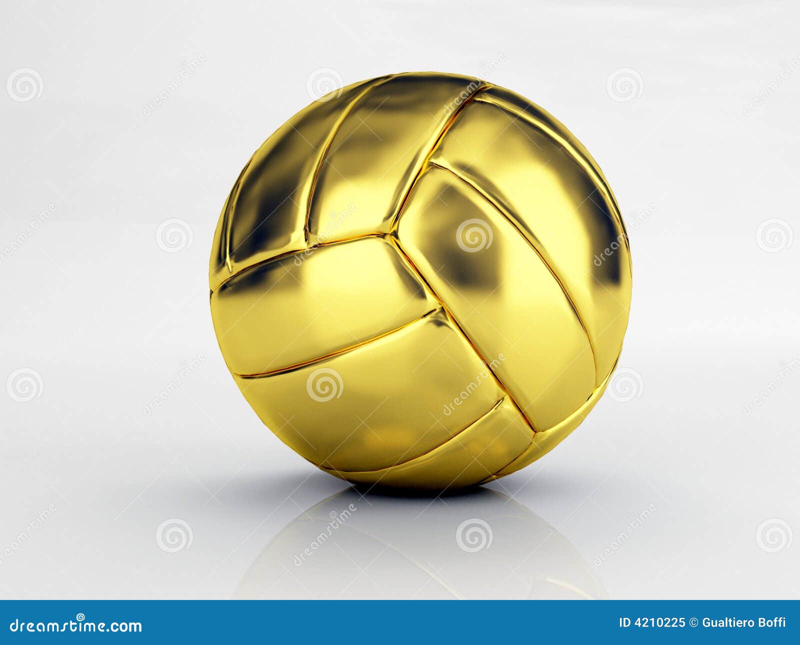 Gold volley ball stock image. Image of player, olympic - 4210225
