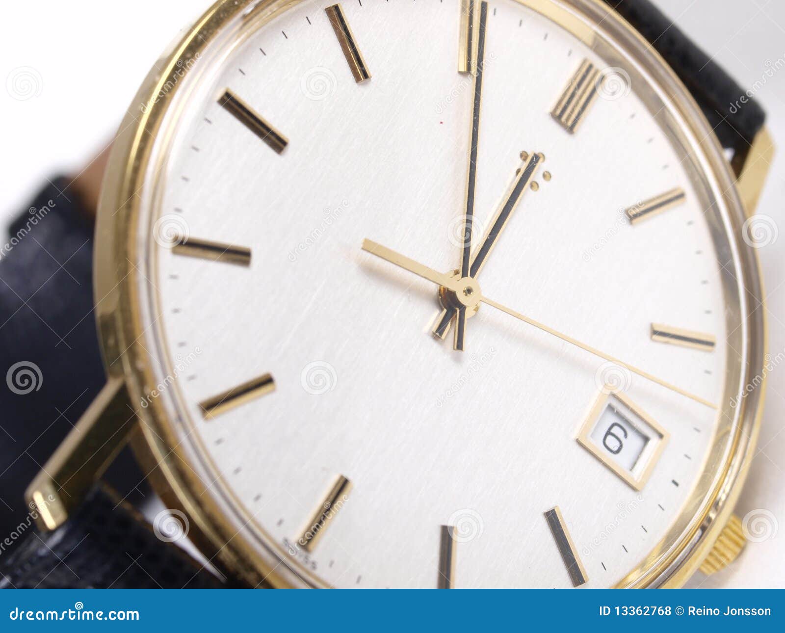 Gold watch stock photo. Image of metal, watch, luxury - 13362768