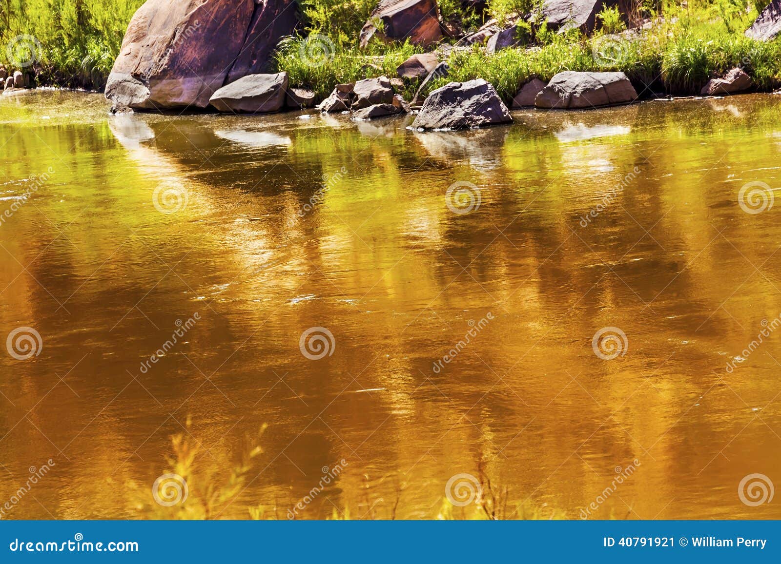 gold yellow brown colorado river abstract moab utah