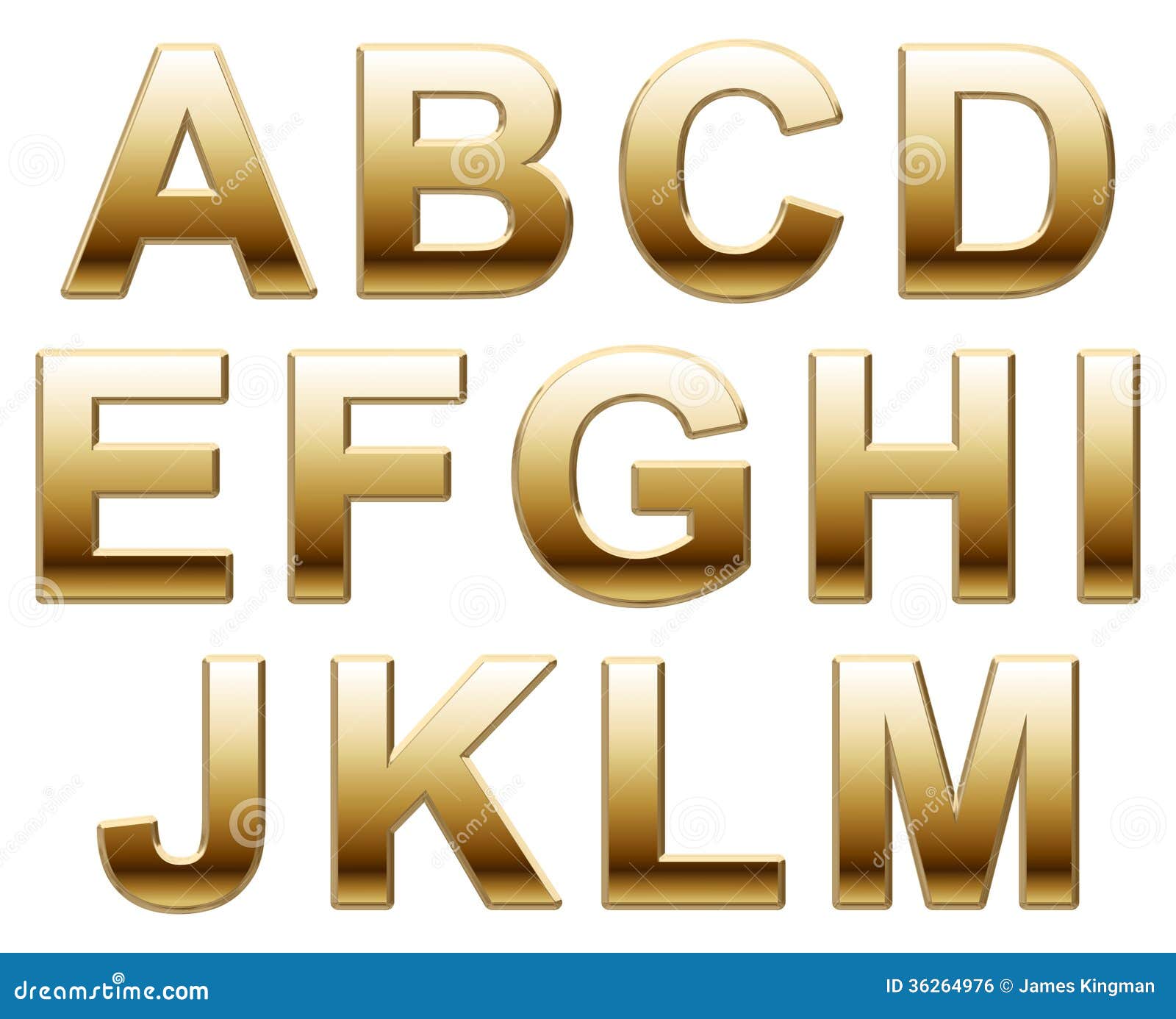 gold letters