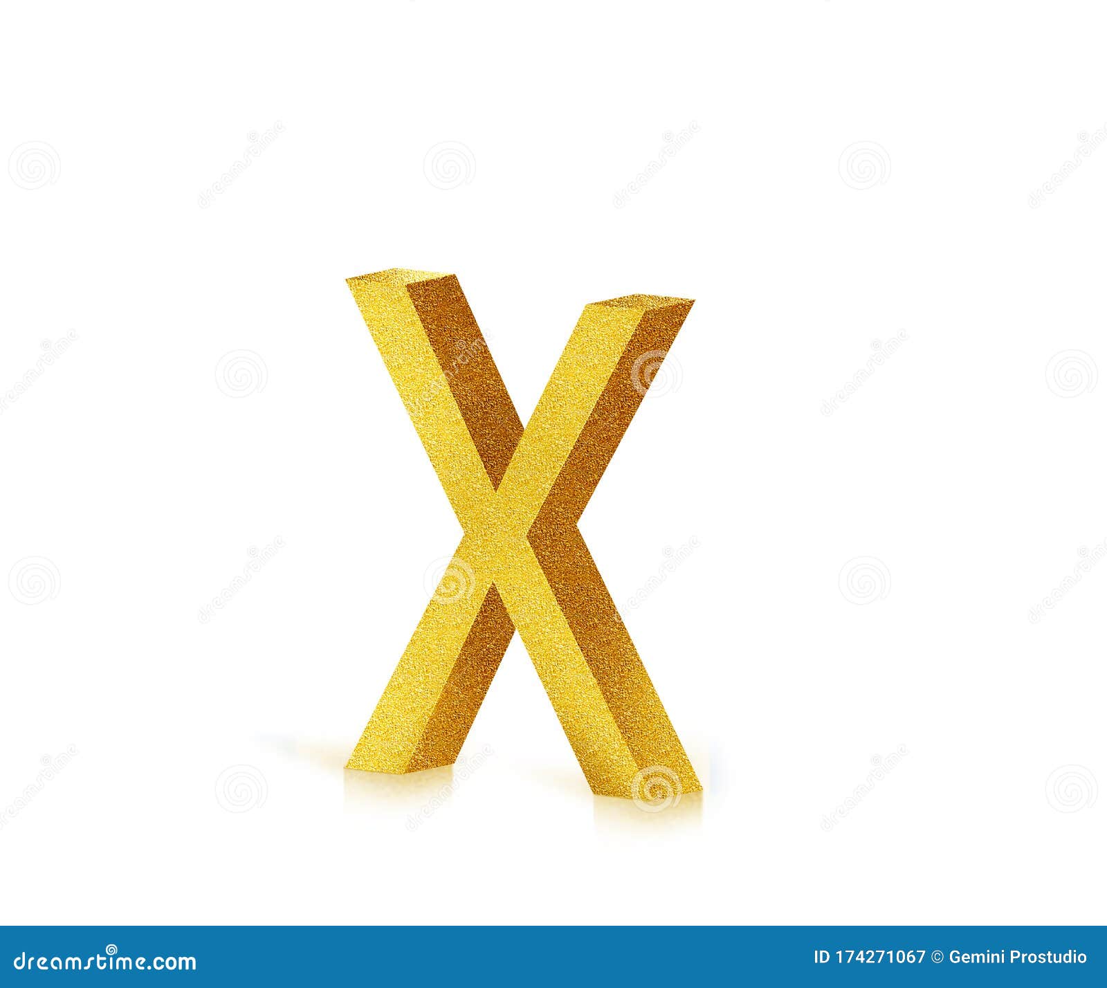 Golden Alphabetic Letters A To Z And Numbers 1 To 0 3d Illustration