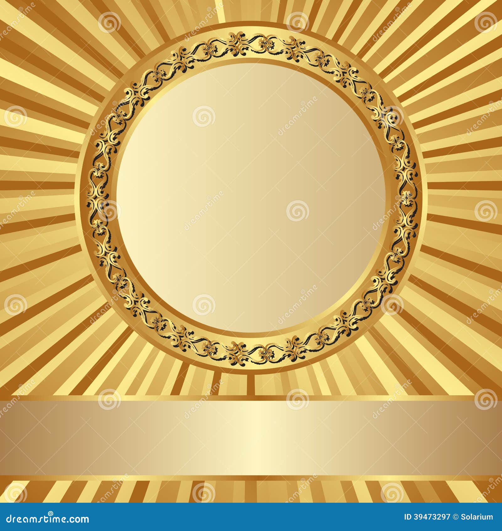 Golden background stock vector. Illustration of banner - 39473297