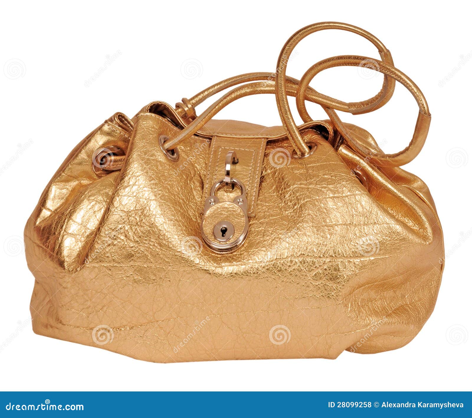 Golden bag stock photo. Image of handle, clothing, orange 28099258