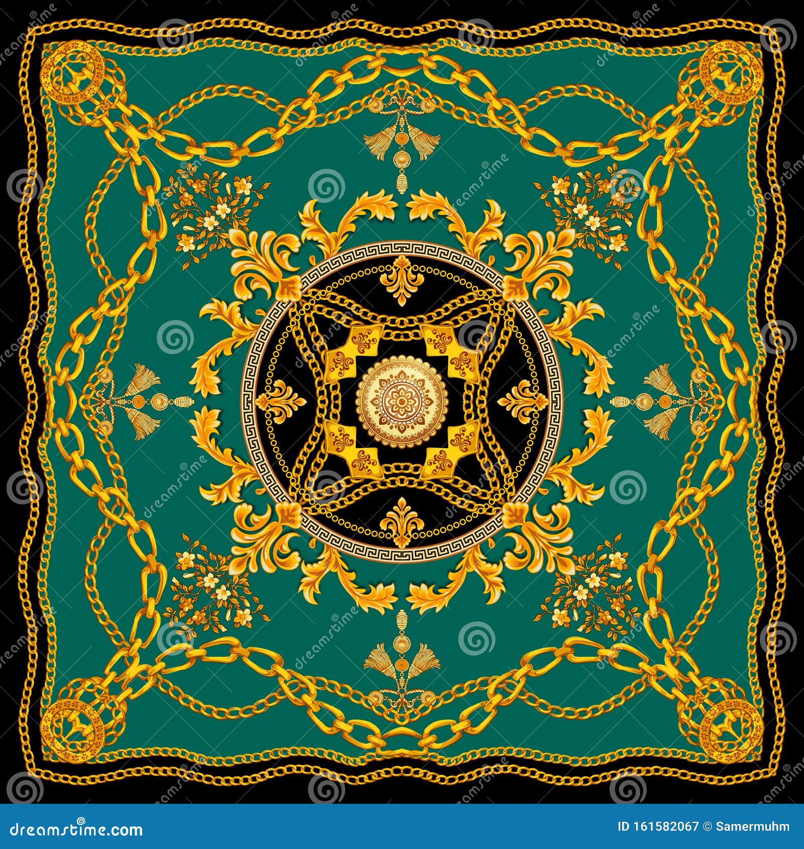 versace style scarf