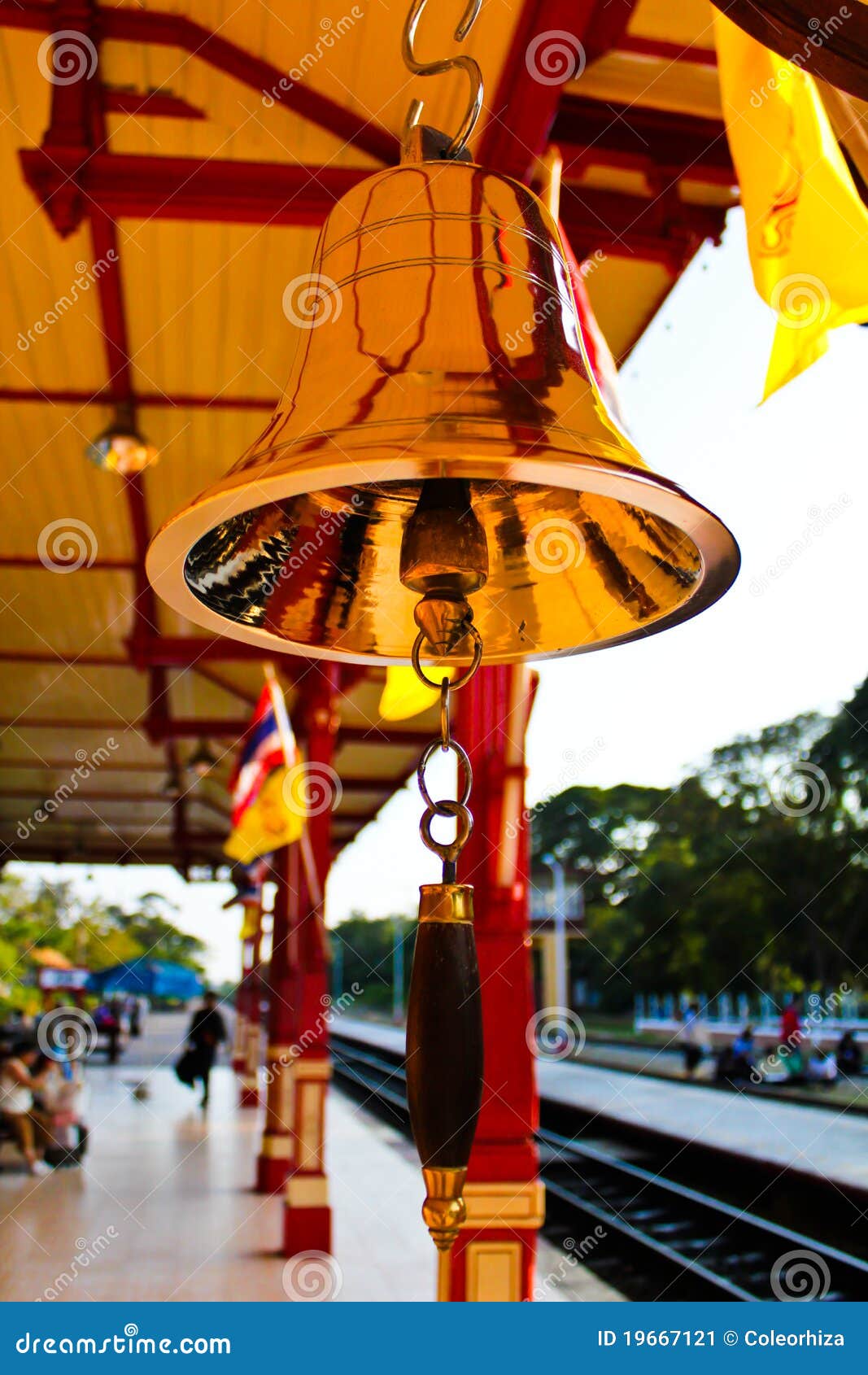 Golden bell stock image. Image of culture, jingle, holiday 19667121