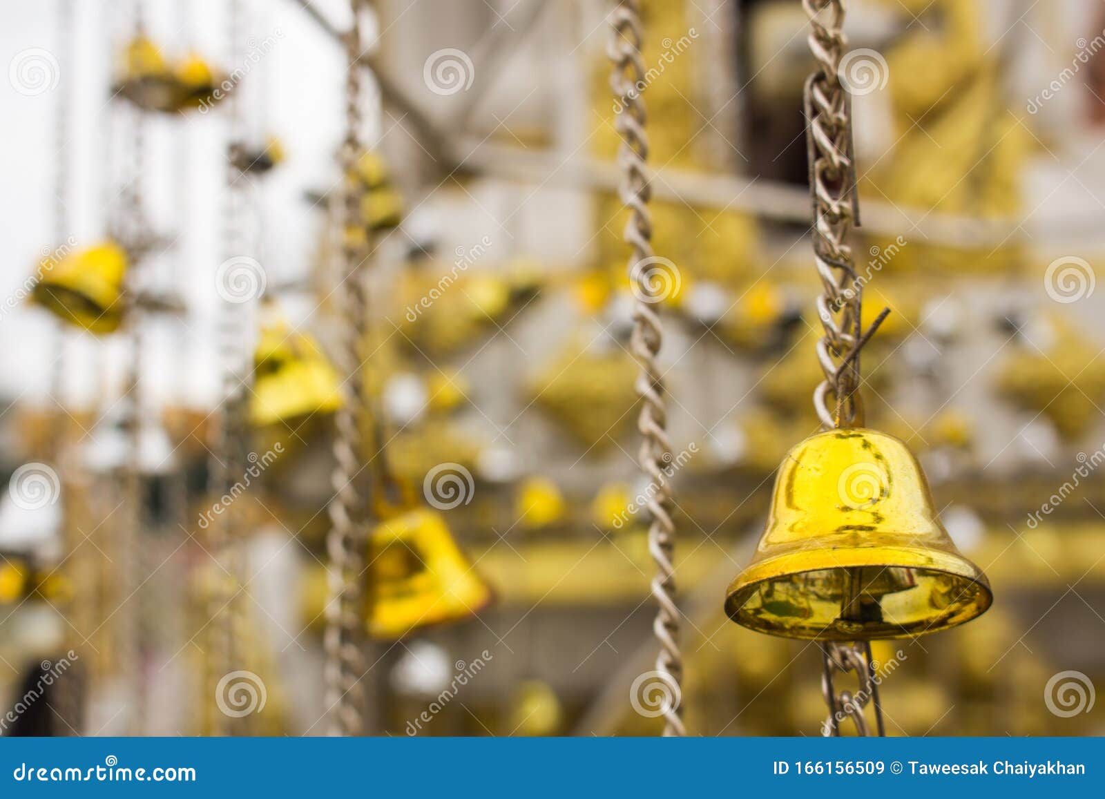 Golden Bell Pattern Closeup, Bell Pattern Stock Image Image of