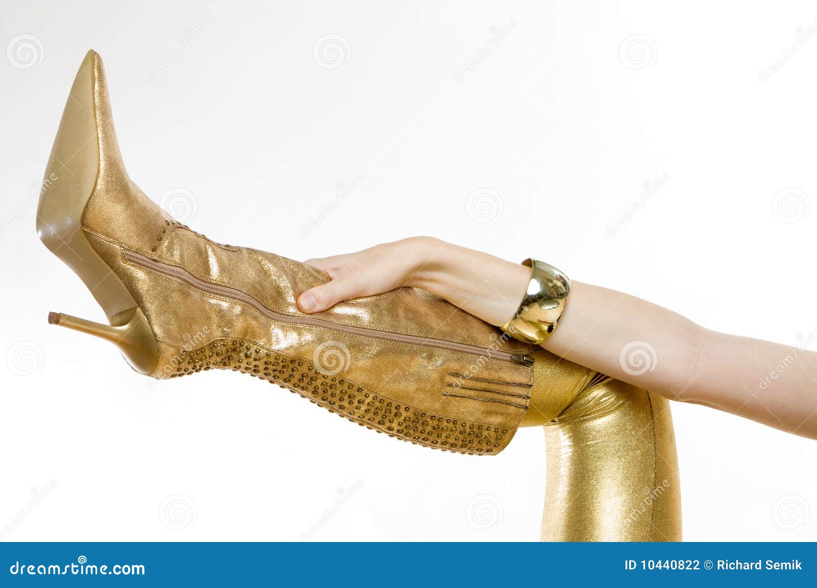 Golden boot stock photo. Image of interior, boot, boots - 10440822