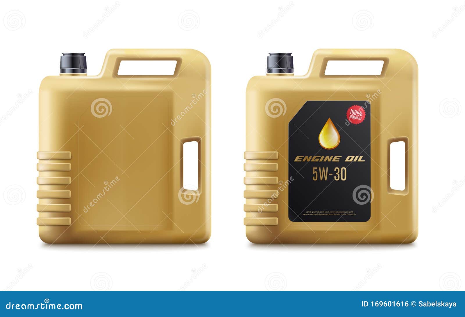 Download Golden Brown Engine Oil Canister Mockup With And Without ...