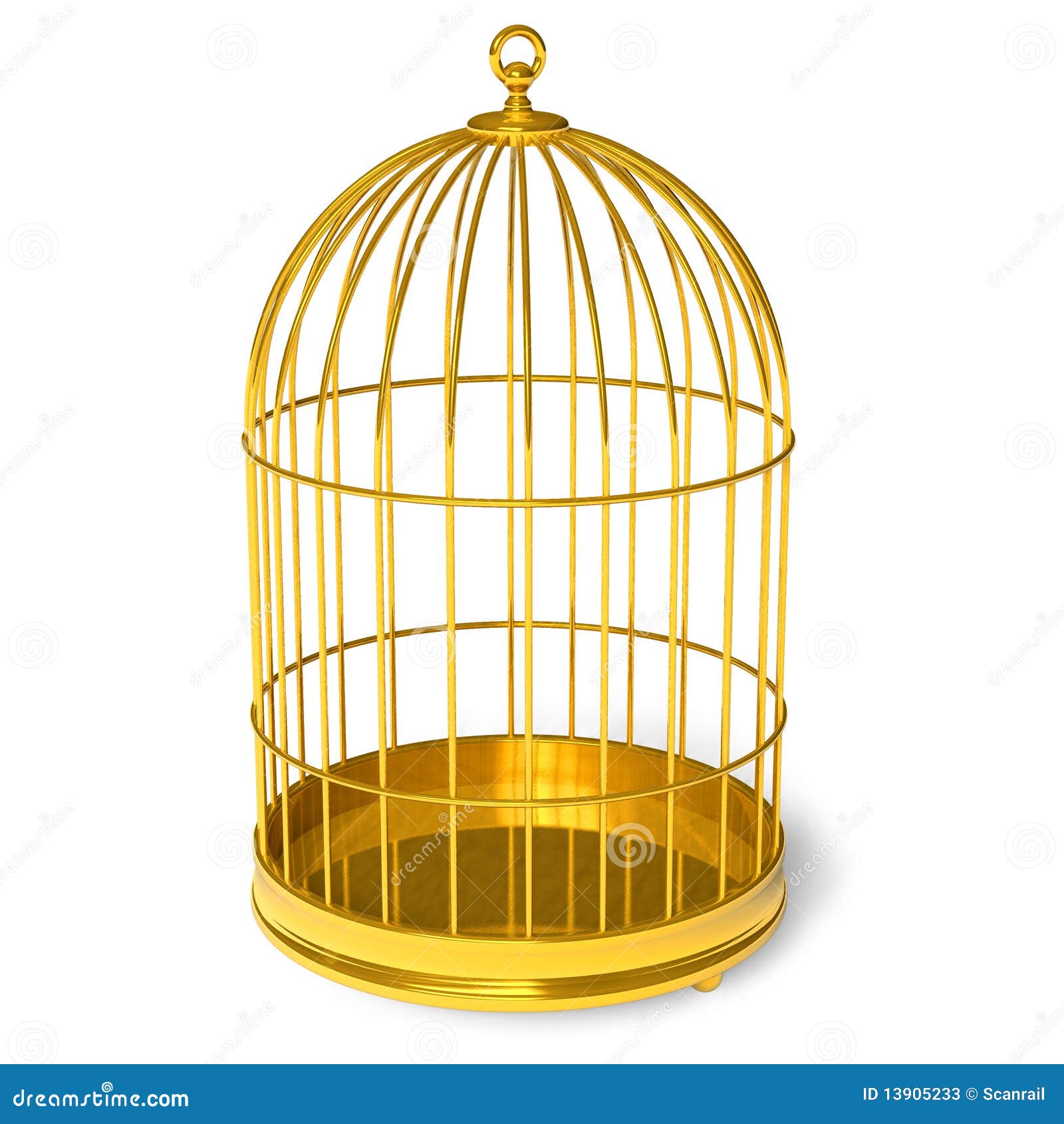 Golden Cage Stock Photos Image 13905233