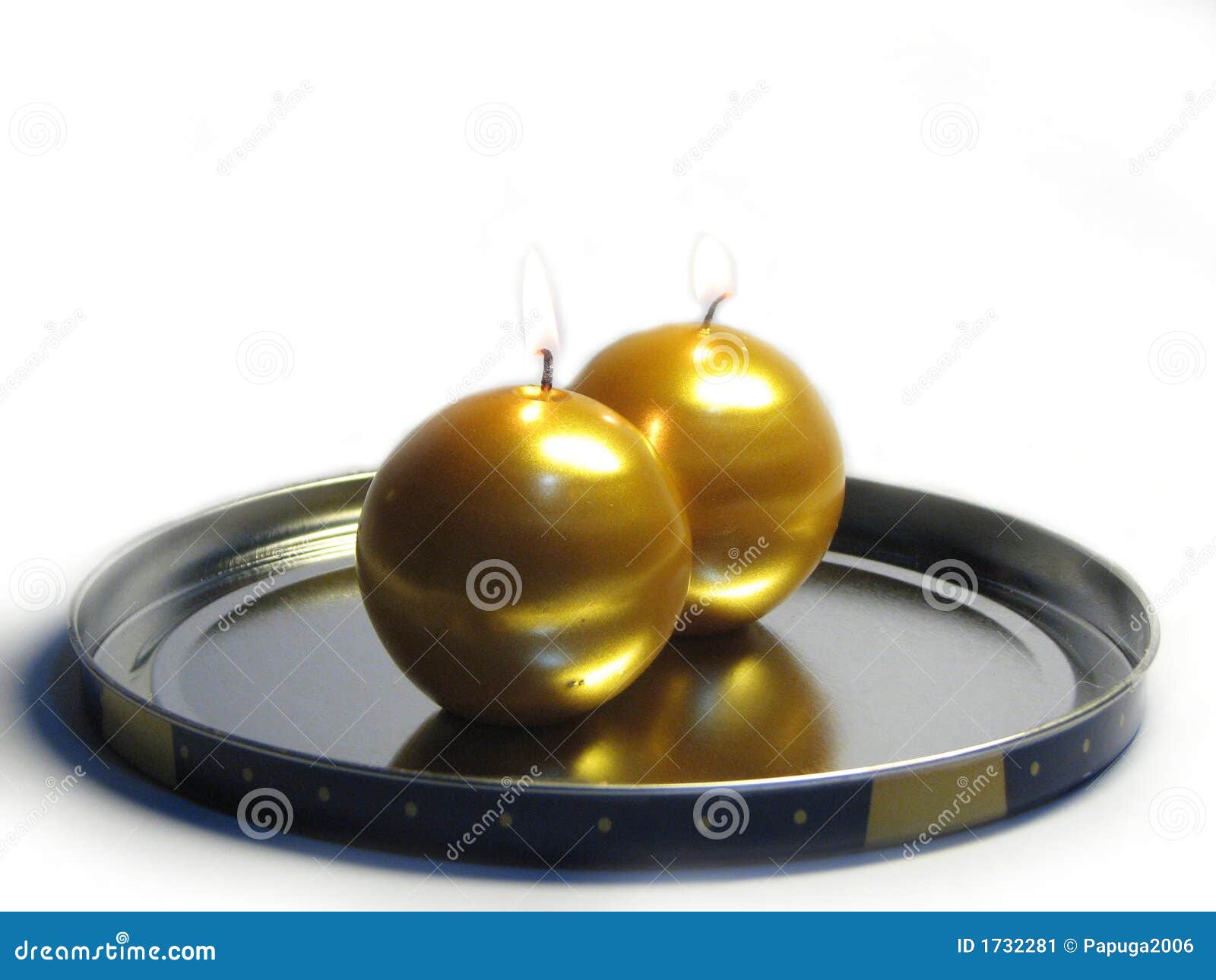 Golden candles 4 stock image. Image of aromatics, essential 1732281