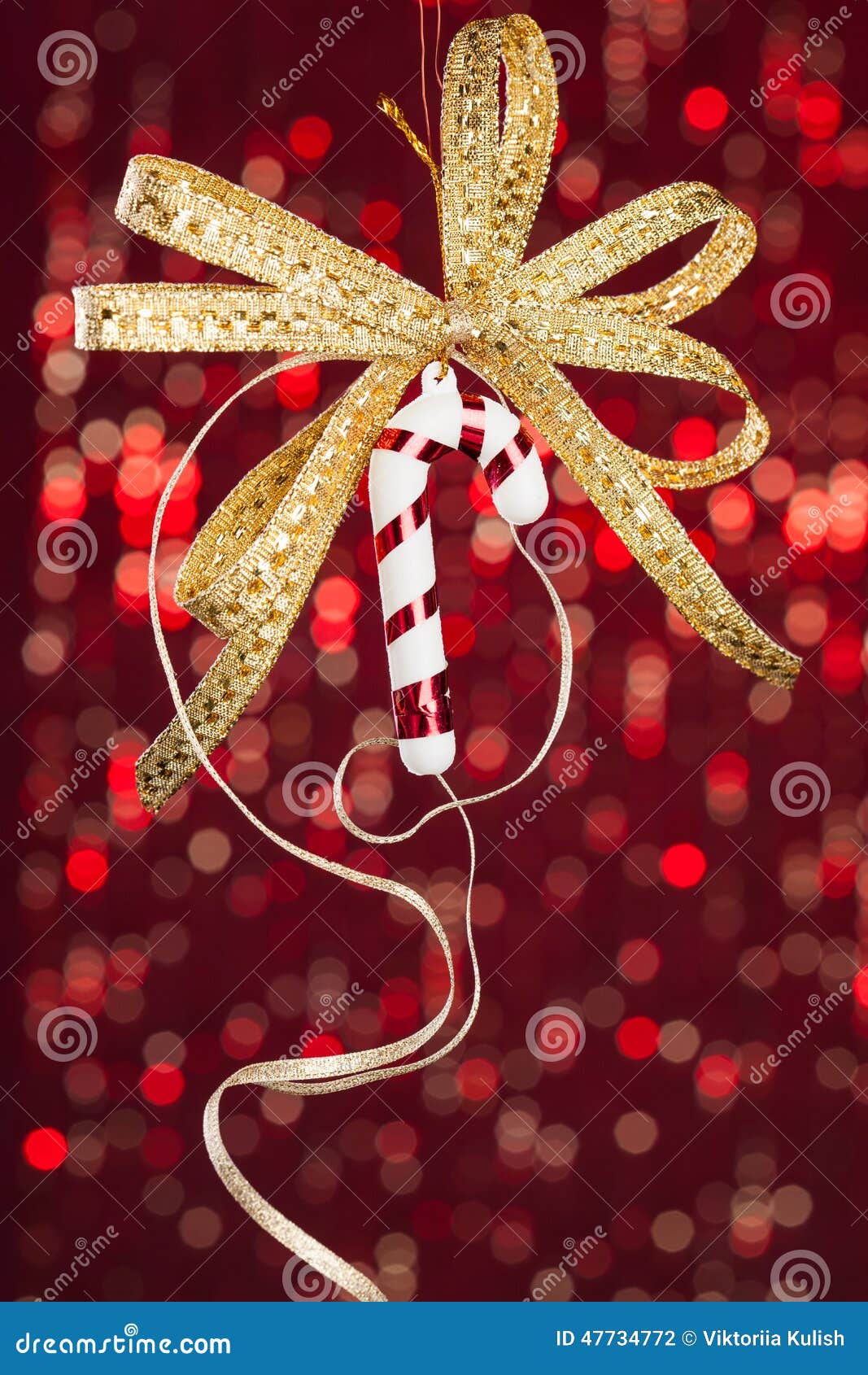 Golden candy cane stock photo. Image of glimmer, brilliance 47734772