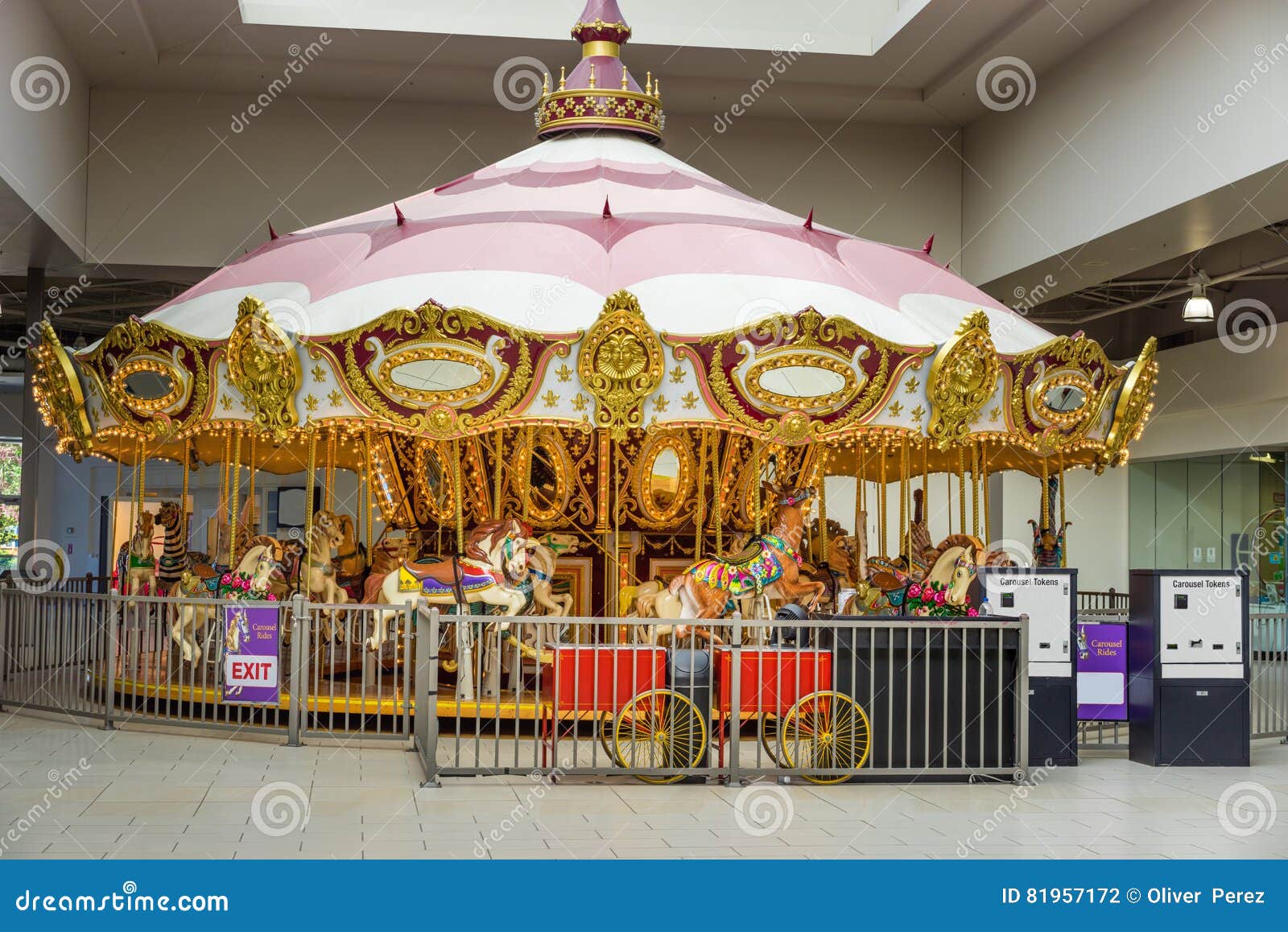 golden carousel ride
