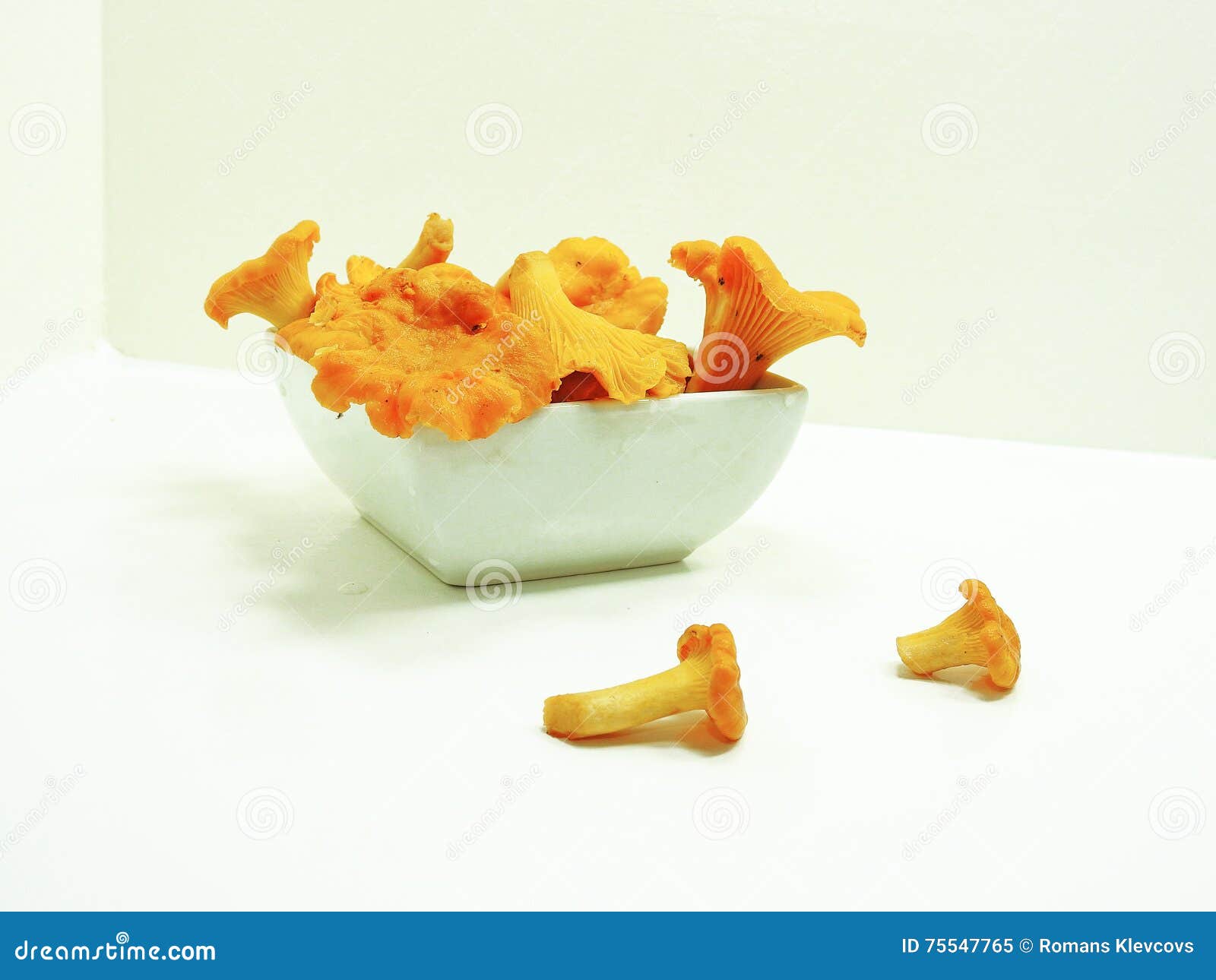 Golden Chanterelles in Plate Stock Image Image of hiking, edible