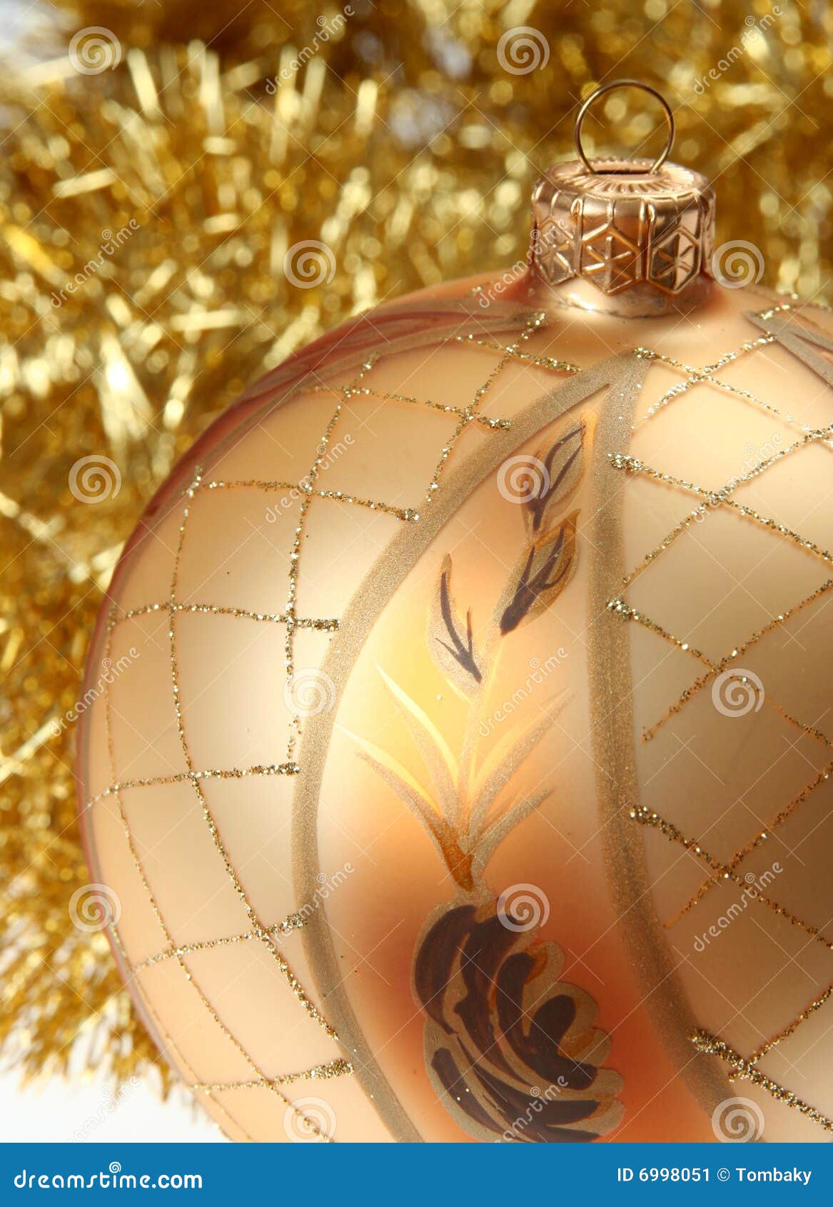 Golden Christmas Background Stock Image - Image of ribbon, background ...