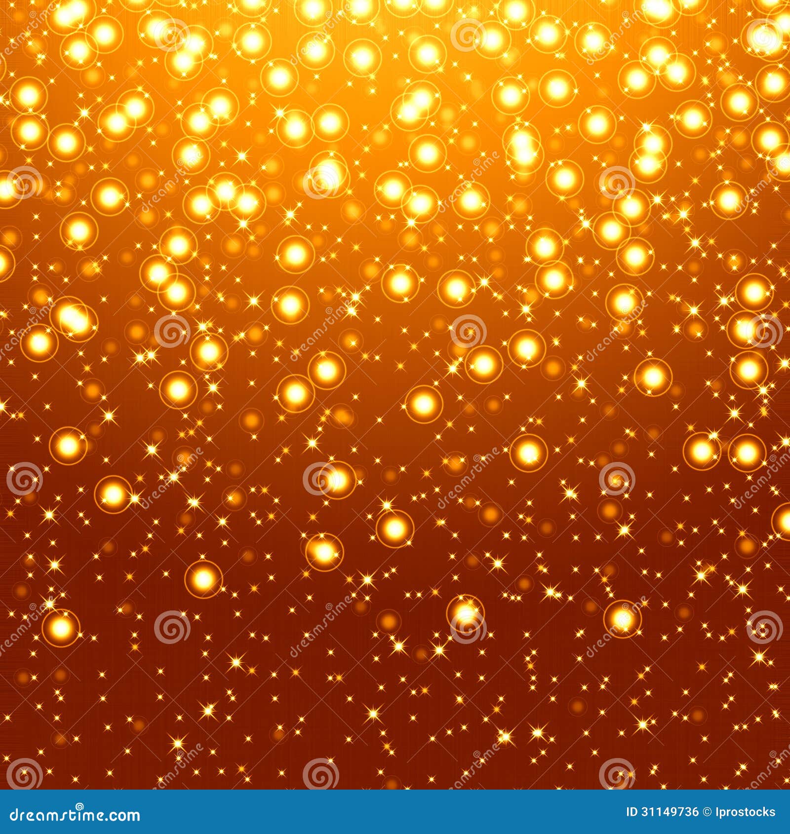 Golden Christmas Background Royalty Free Stock Image 
