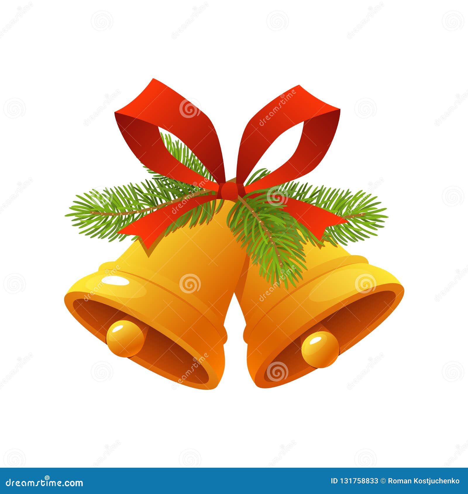 Christmas bells Royalty Free Vector Image - VectorStock