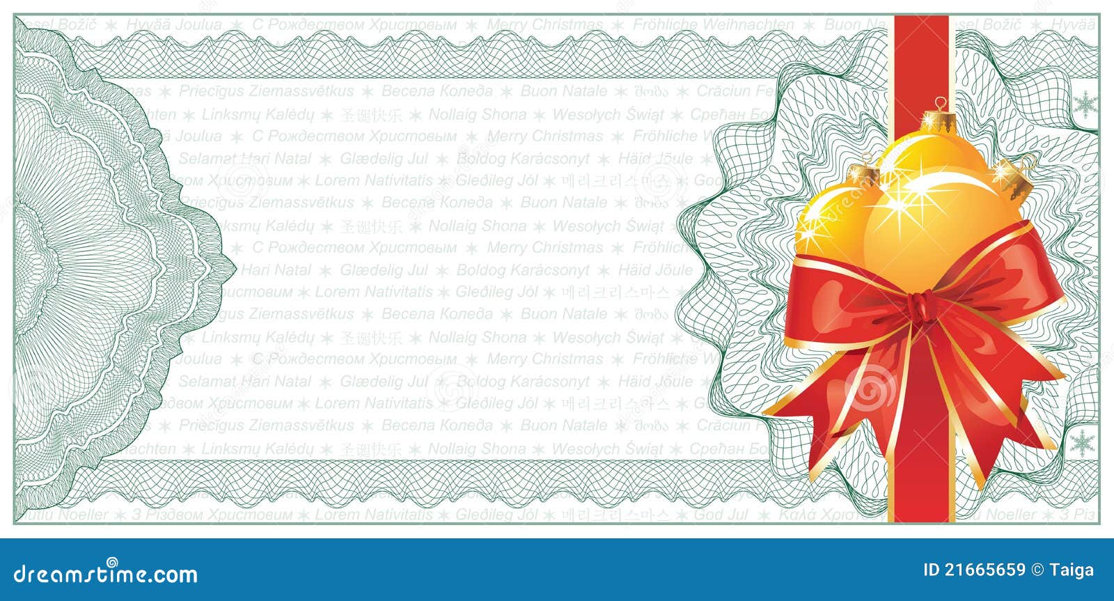 Christmas Gift Certificate Template Free from thumbs.dreamstime.com