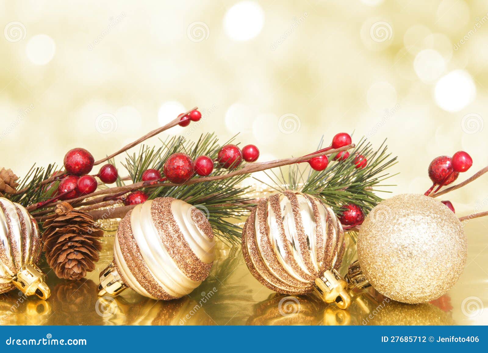 Golden Christmas scene stock photo. Image of card, culture - 27685712