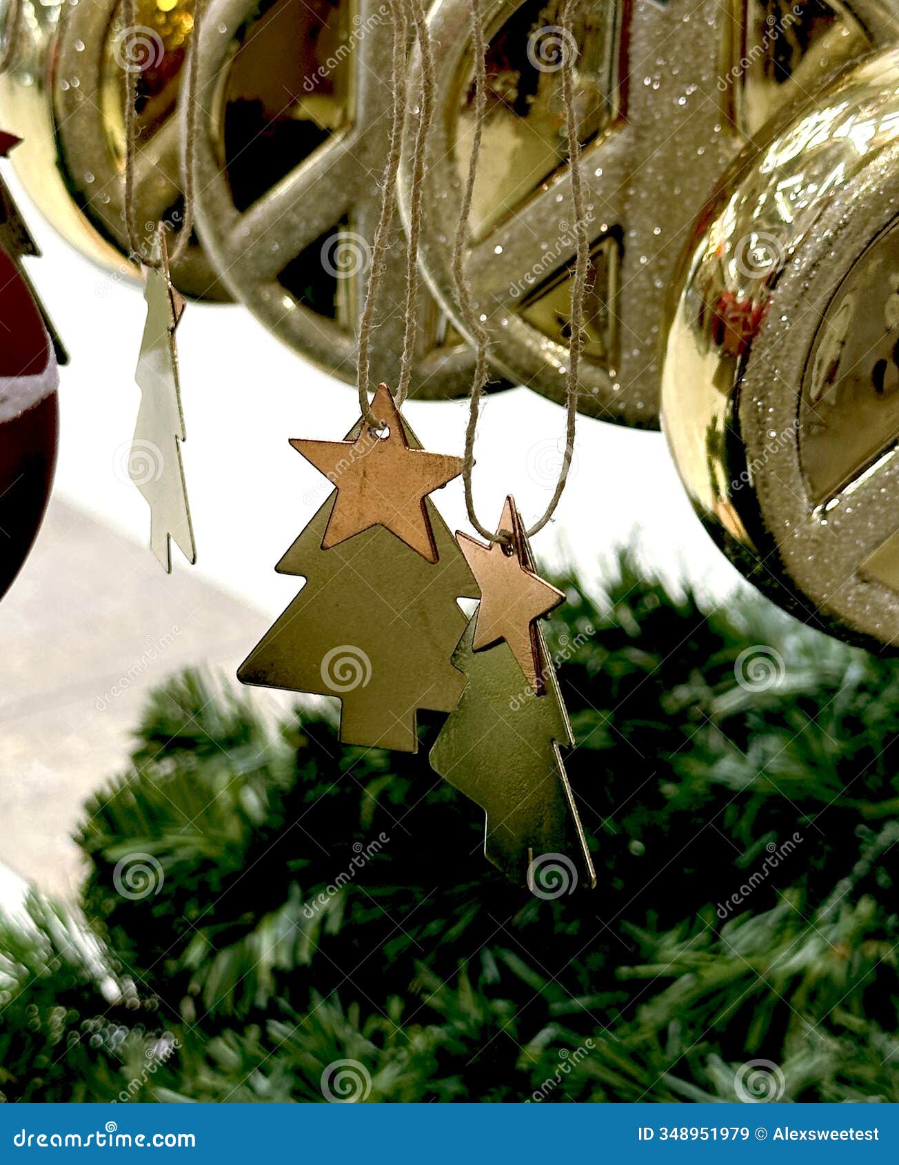 christmas toys tree on a christmas tree