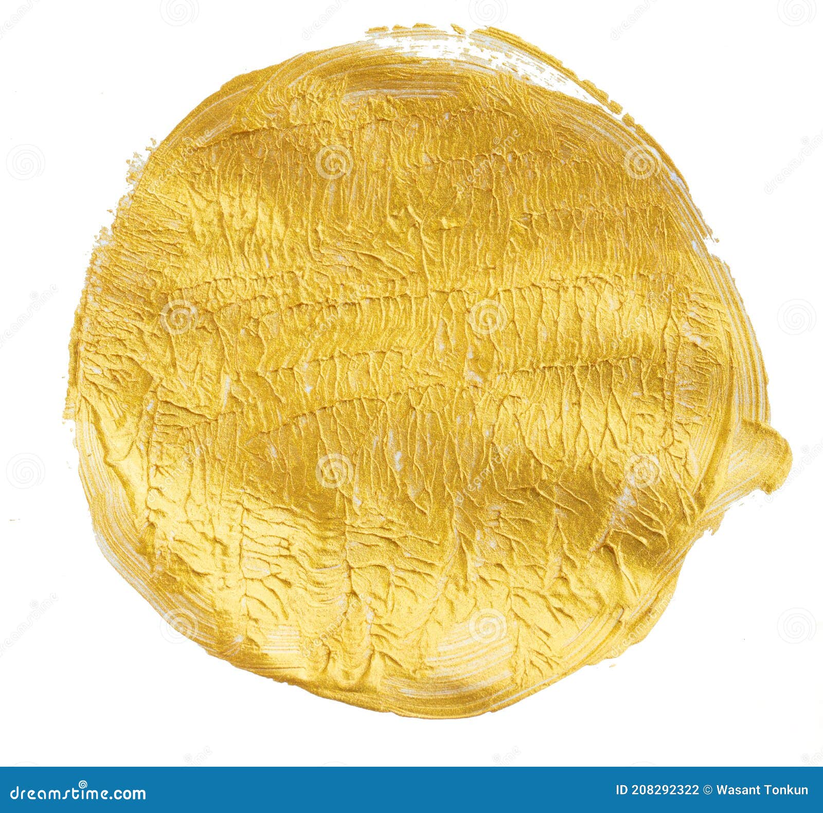 Golden Circle Texture Abstract Stock Photo - Image of brush, save ...