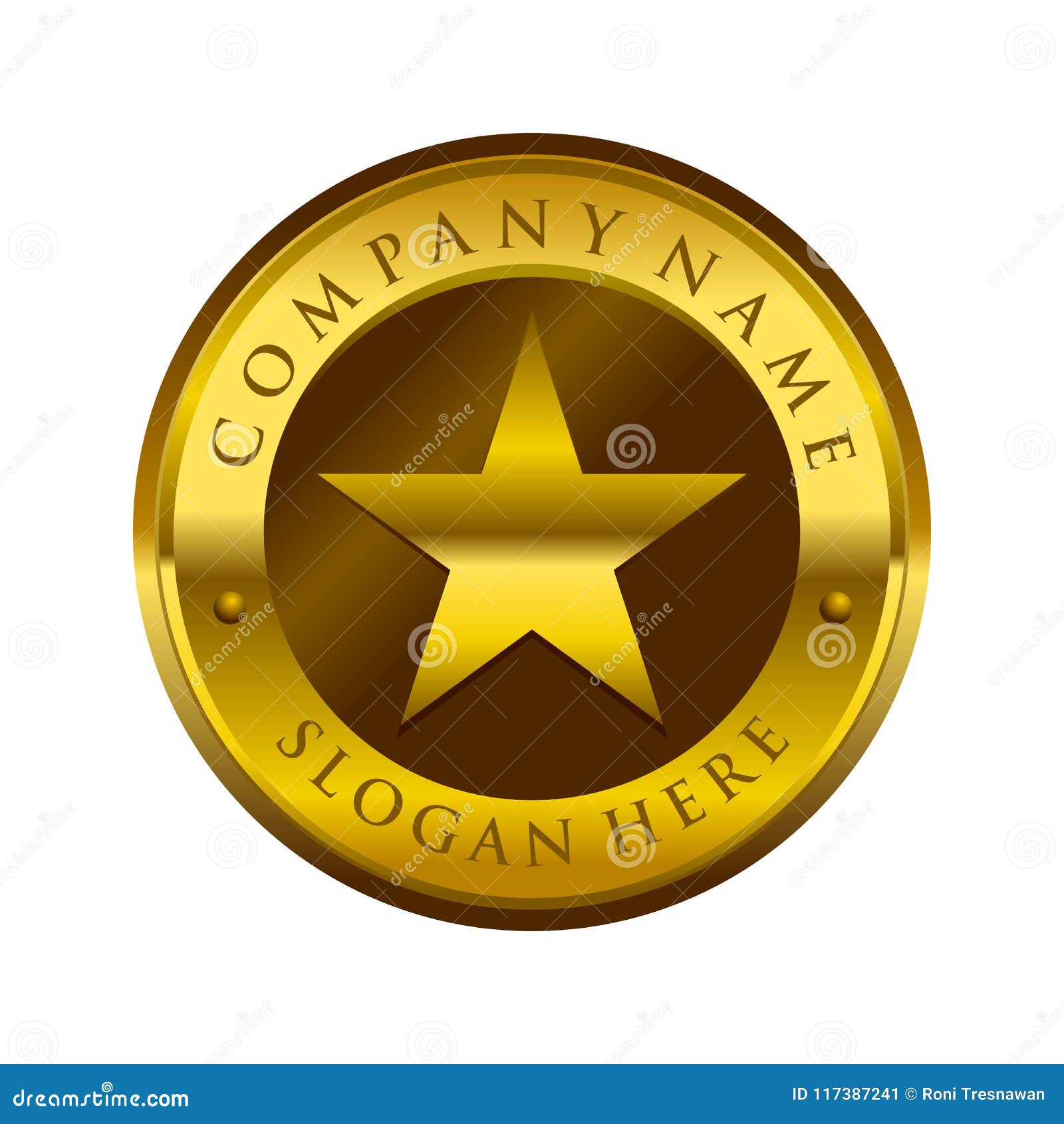 Golden Circular Star Emblem Symbol Logo Design Stock Vector Illustration Of Digital Symbol Golden Circular Star Emblem Symbol Logo Design Stock Vector Illustration Of Digital Symbol